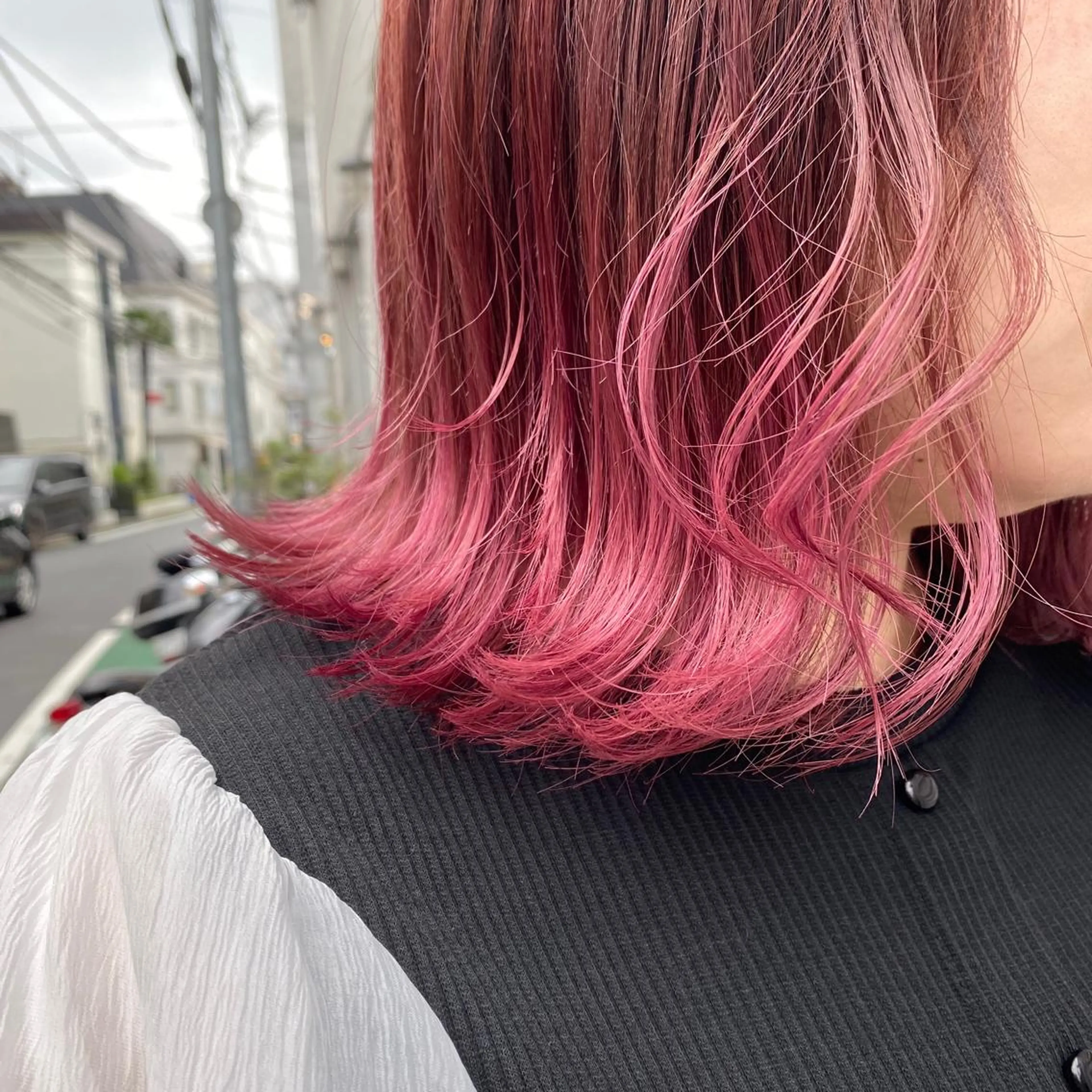 ミディアム カラー 🪭risa 暖色/レイヤー🪭のヘアスタイル