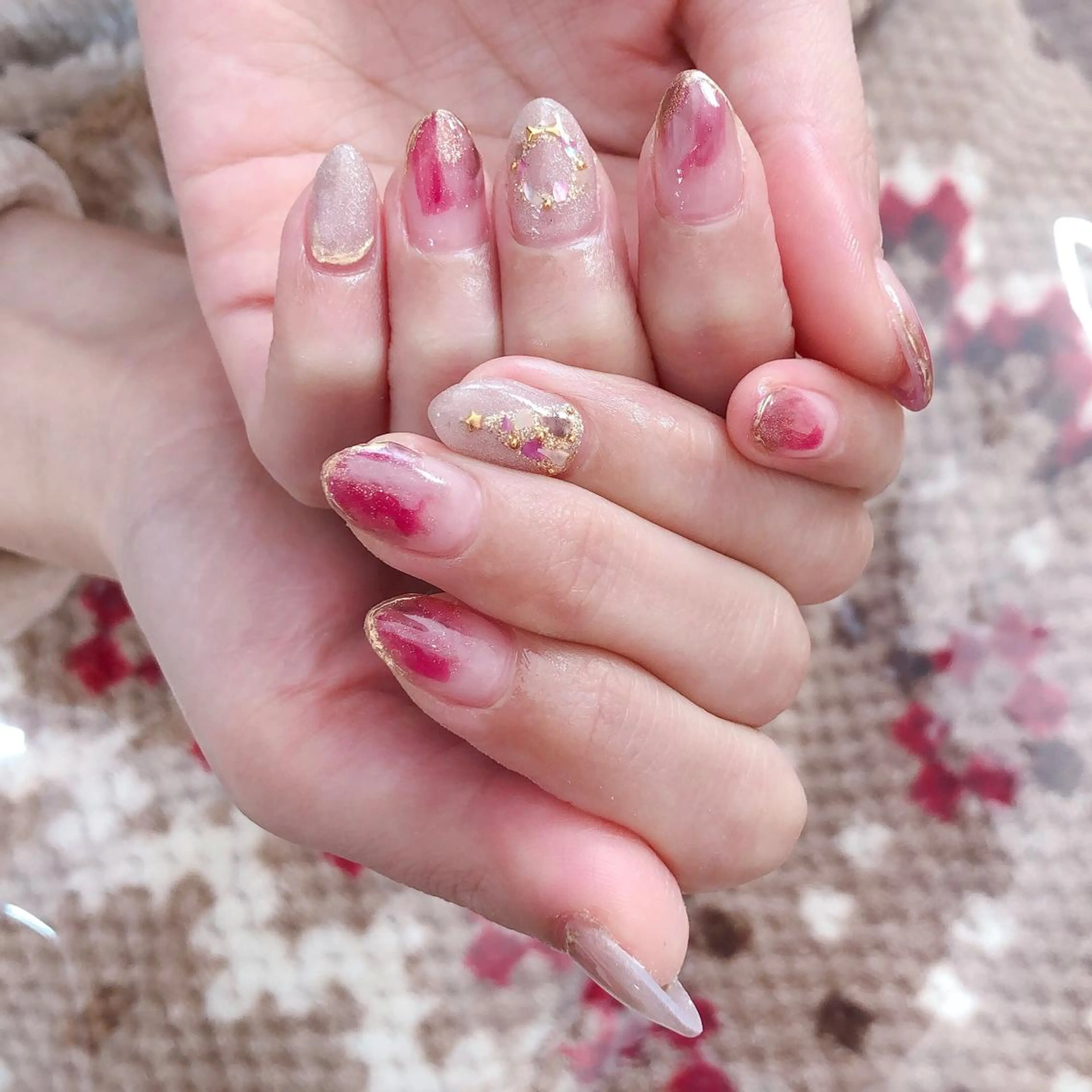 ネイル 冬ネイル クリスマス フットネイル フーフィー Fuffyのネイルデザイン