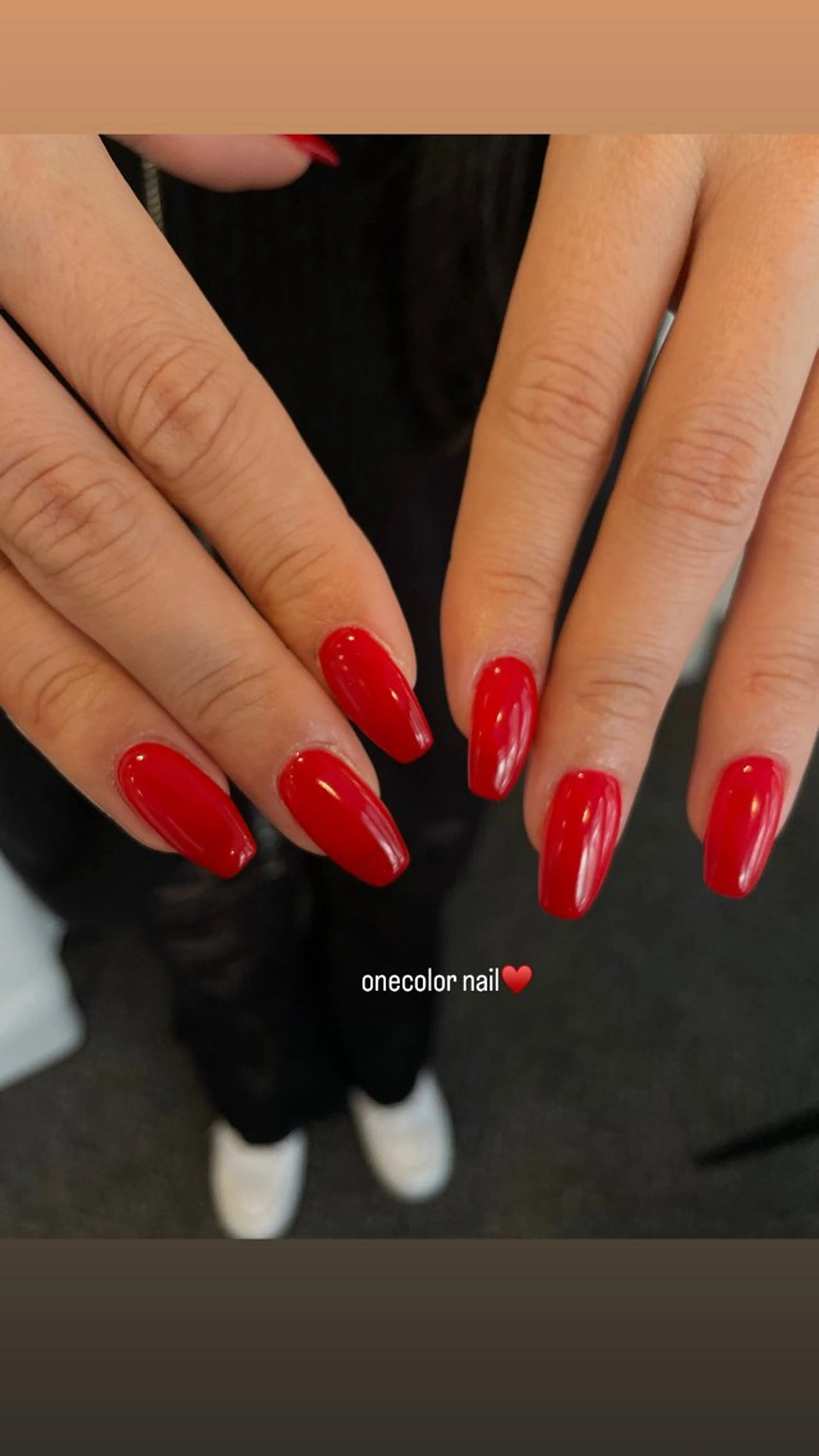 ネイル 赤色 シンプルネイル MASHU /サヤnail♡のネイルデザイン