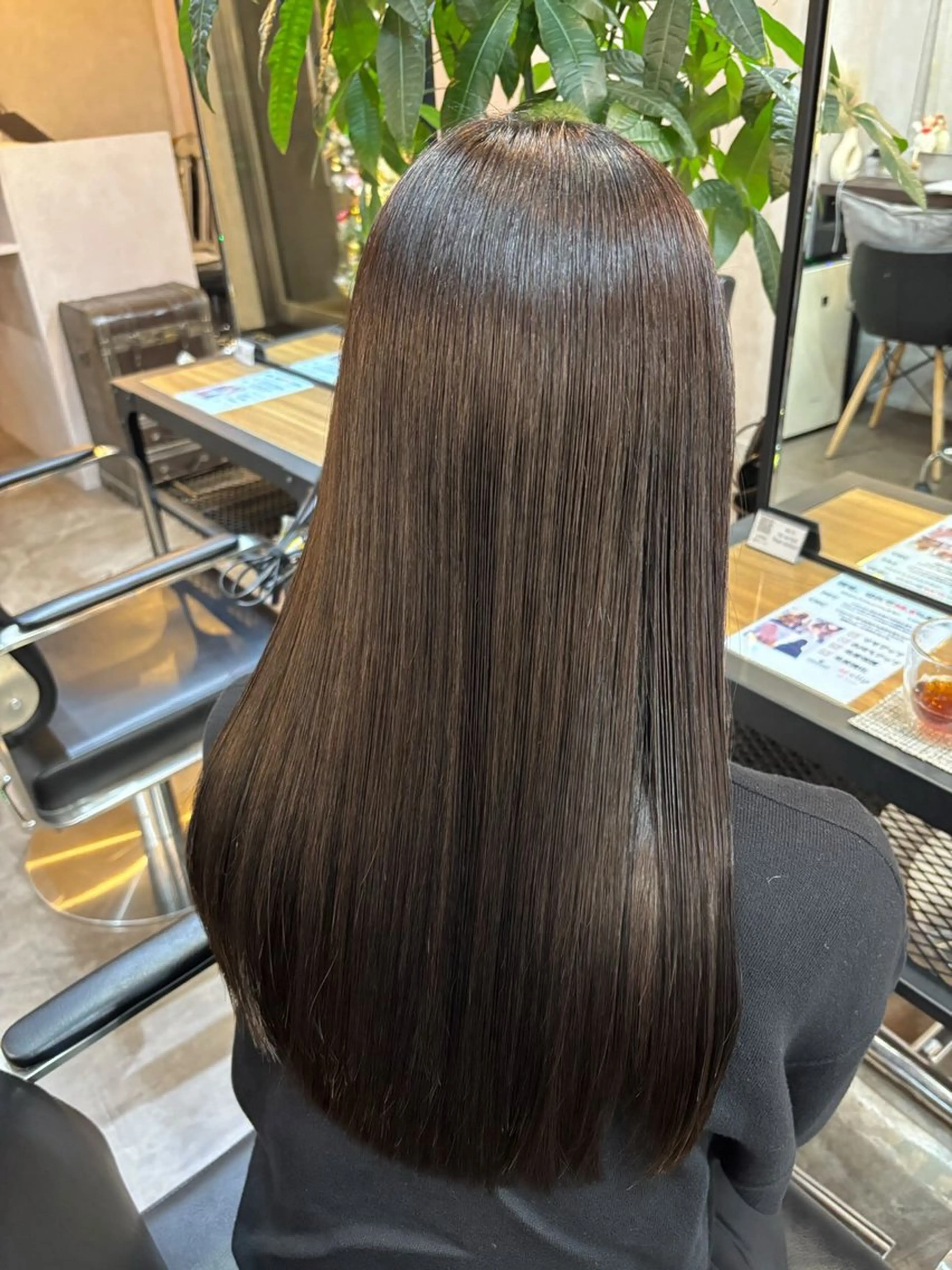 セミロング トリートメント 縮毛矯正 トリートメント 表参道/透明感カラー /髪質改善/駿太のヘアスタイル