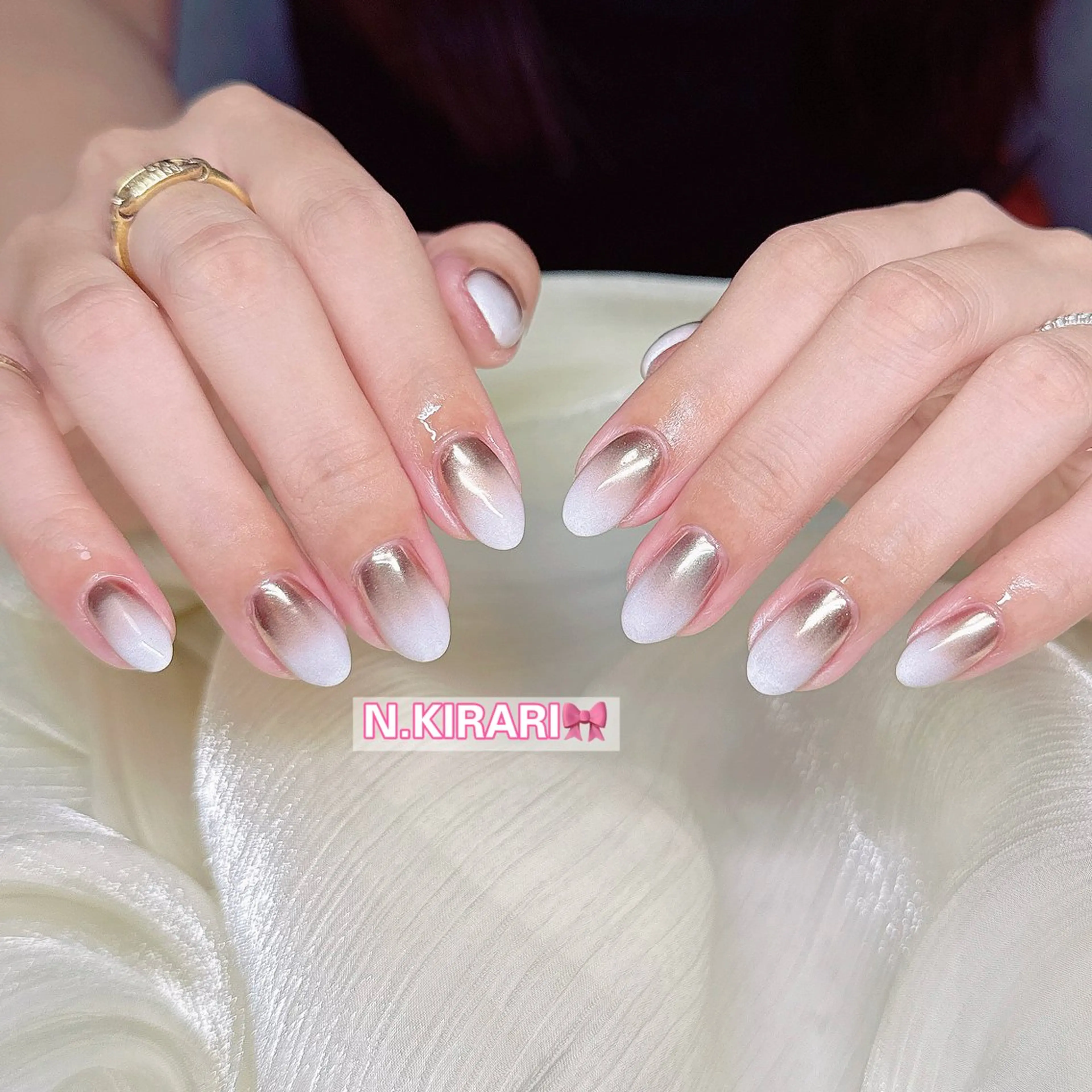 ネイル ミラーネイル ハンドネイル ハンドケア N.KIRARI nail salonのネイルデザイン