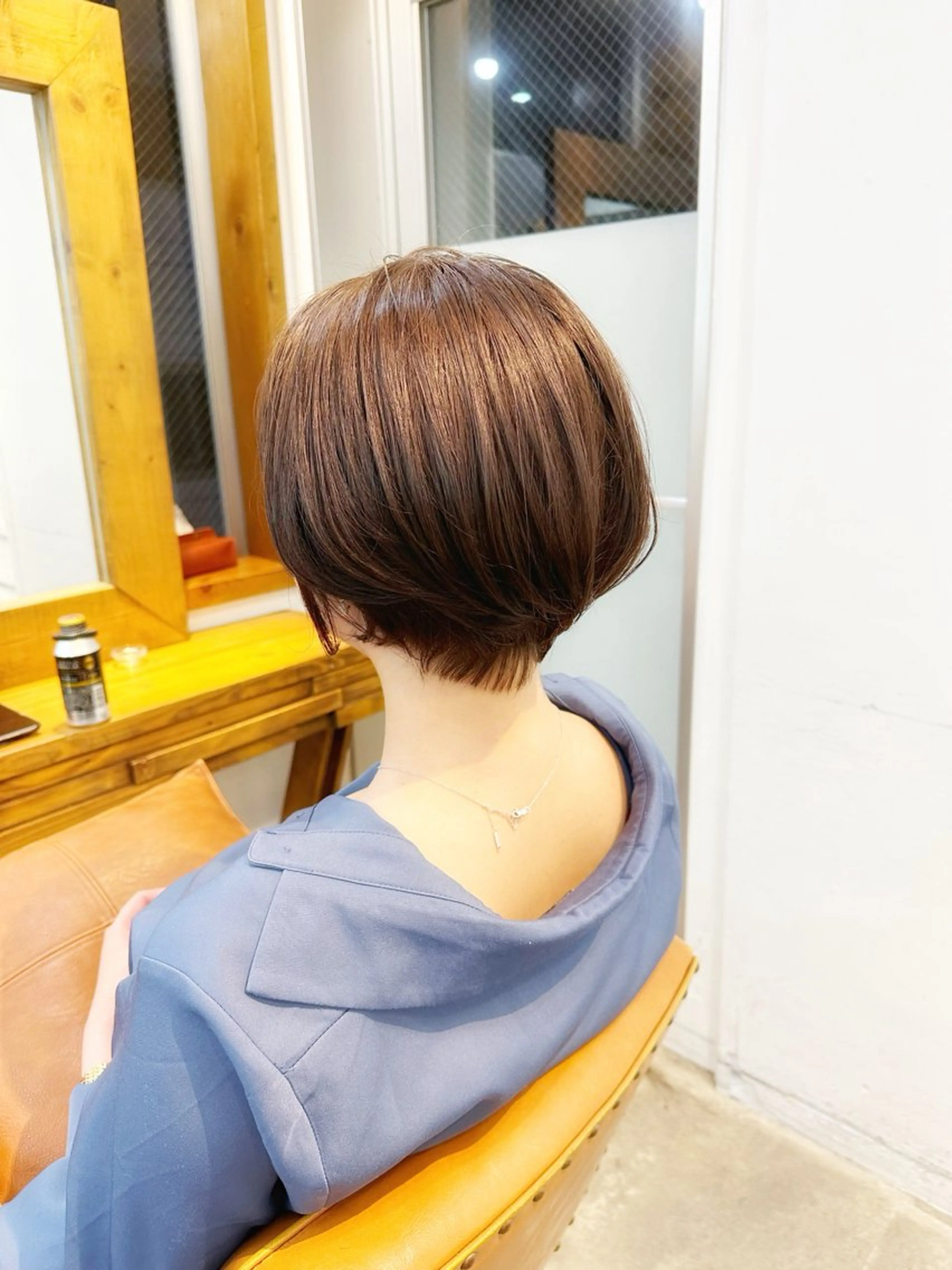 ショート ショートボブ ハンサムショート ボブ くせ毛 ショートヘア 👑銀座ショート/ 絶壁補正/金子涼👑のヘアスタイル