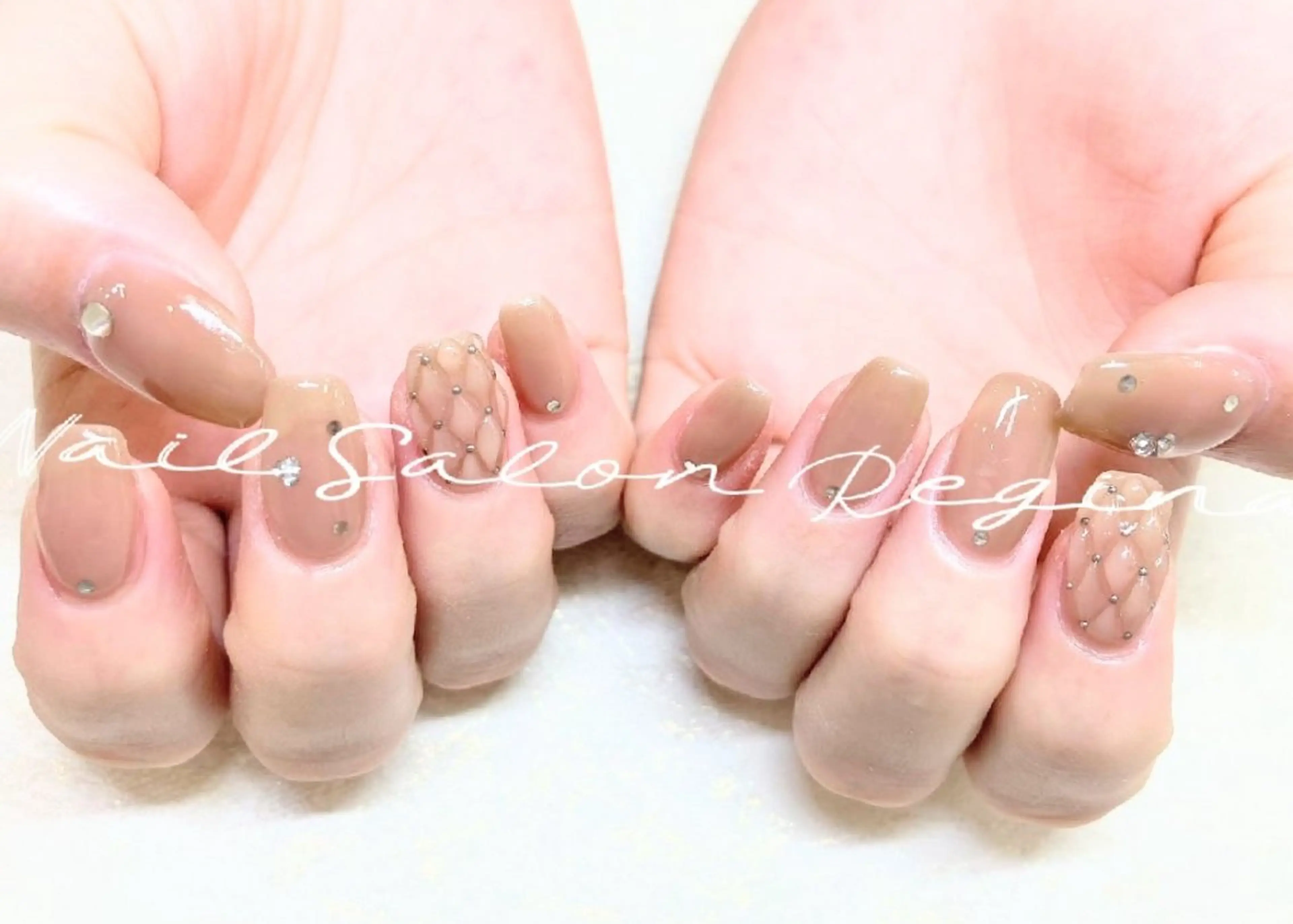 ネイル アートネイル べっ甲ネイル チークネイル クリアネイル 長さ出し N.S.R 上野御徒町のネイルデザイン