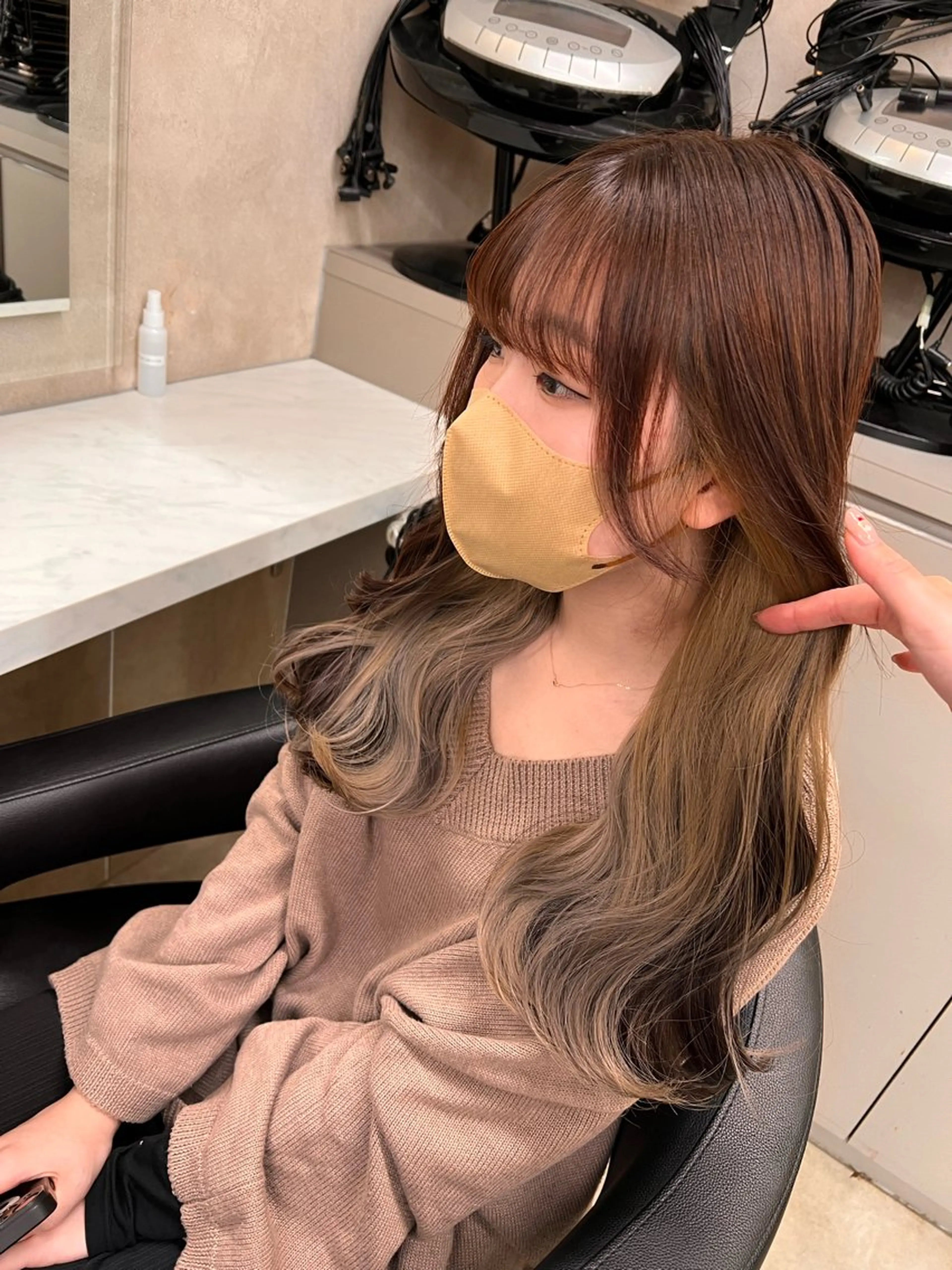 ロング カラー 💖札幌カラー 指名No.1💖玲奈のヘアスタイル