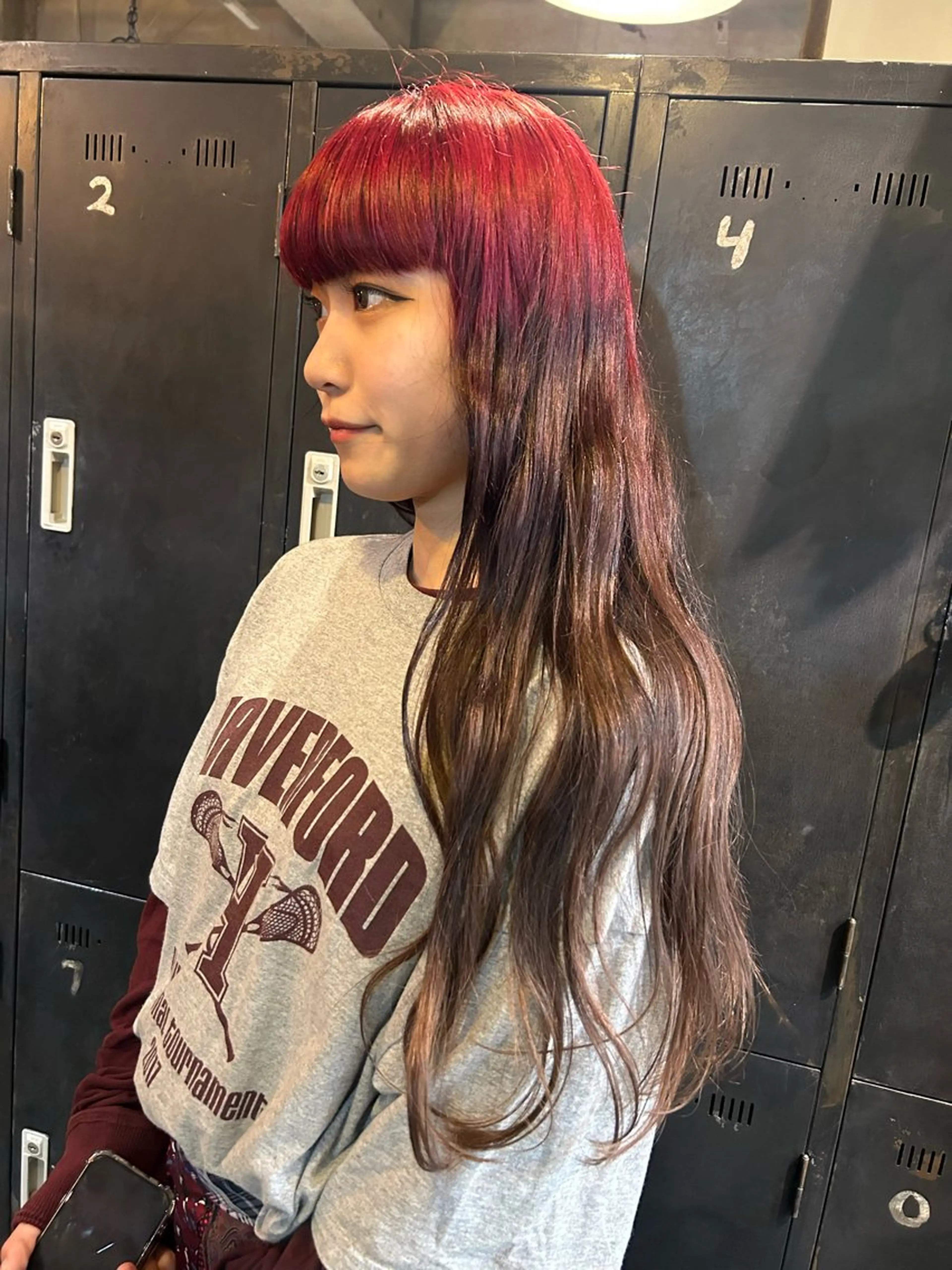 ロング カット ヘアカラー トリートメント ハイトーン/ブリーチ 🧁soraのヘアスタイル