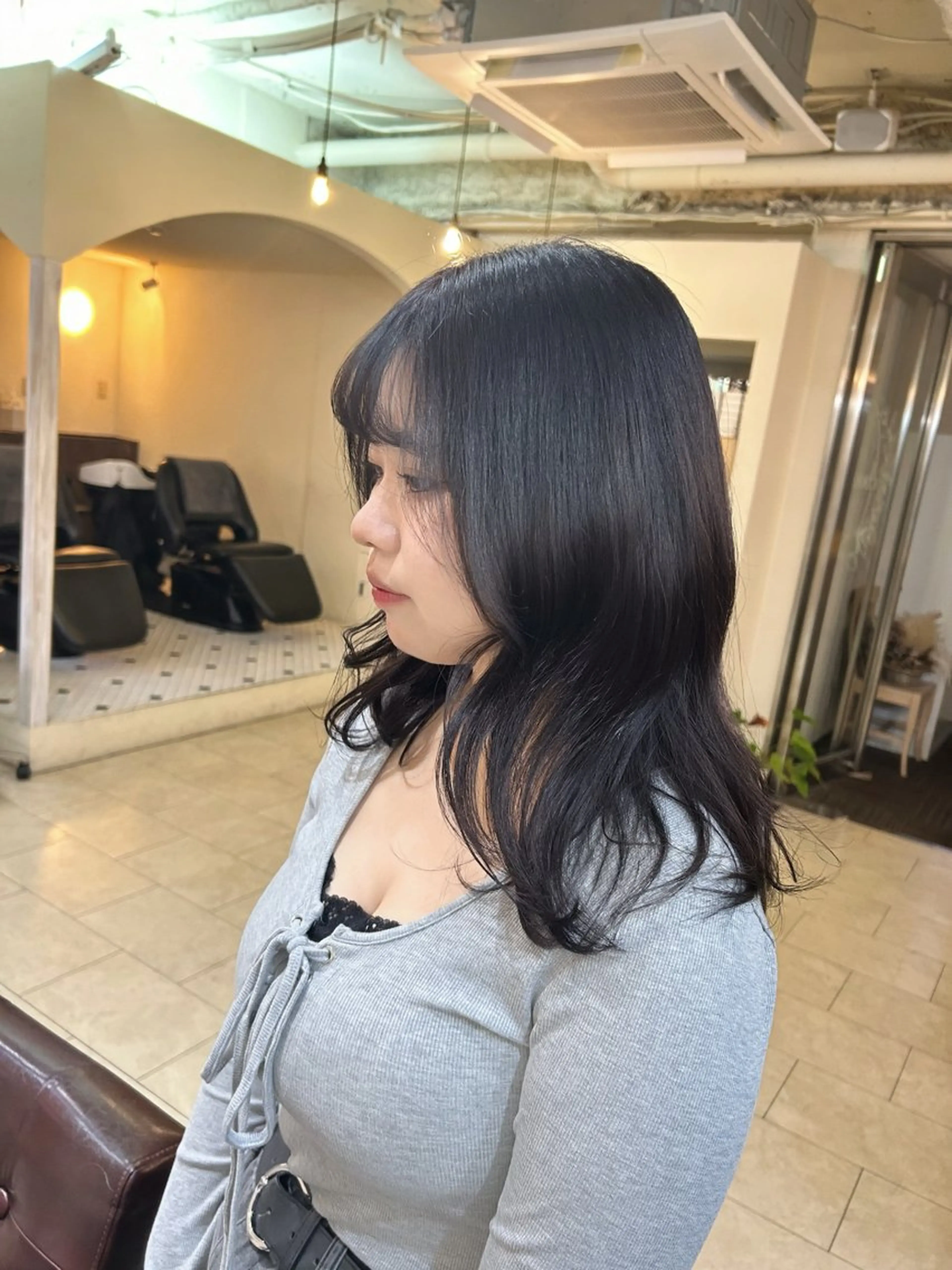 ロング カラー ブラウンカラー 透明感カラー 🫧透明感ボブ/ ハイトーン.nanoのヘアスタイル