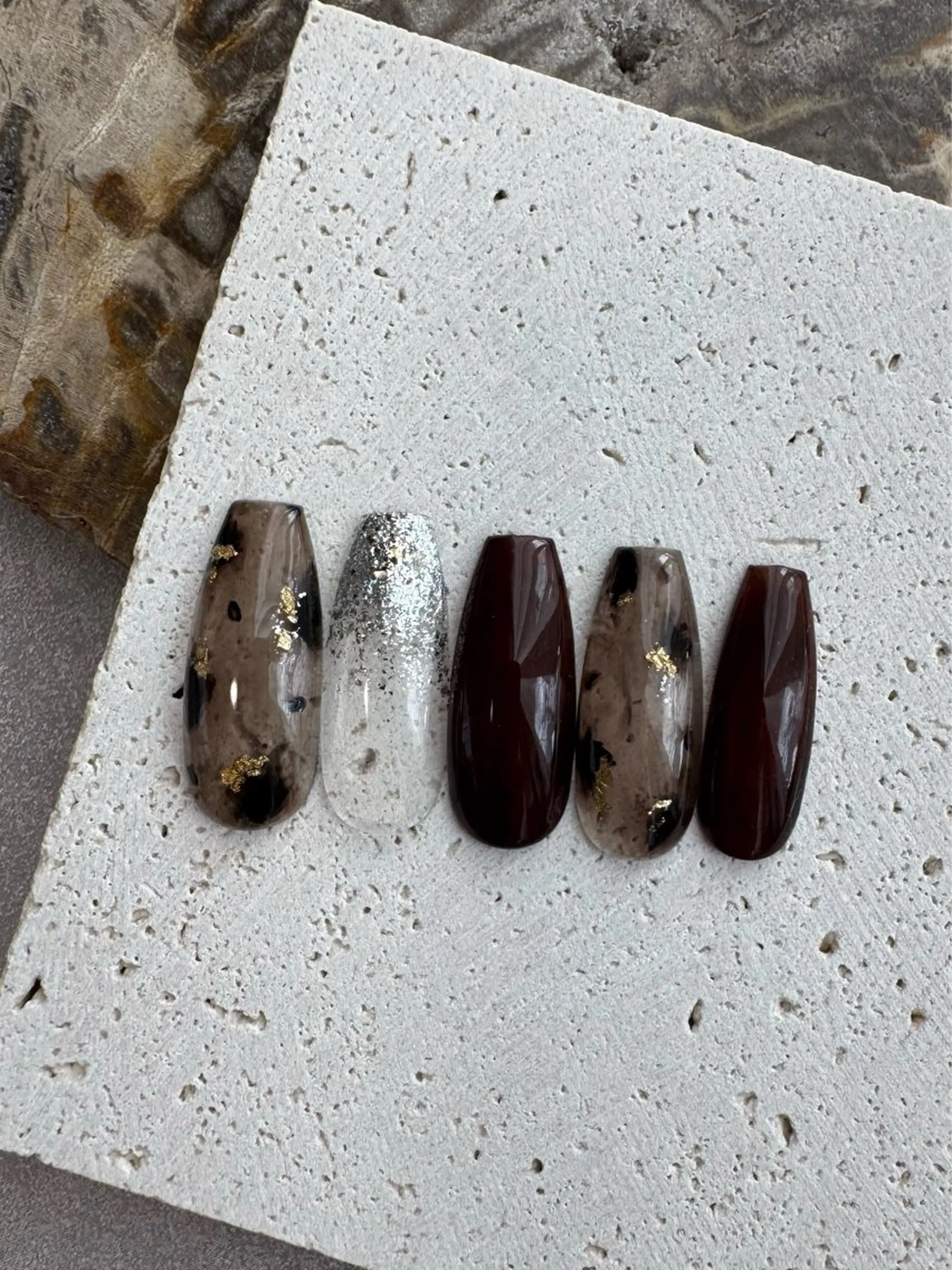 ネイル 長さ出し ロングネイル ニュアンスネイル スカルプネイル ネイルチップ ハンドネイル Monica nails/福島のネイルデザイン