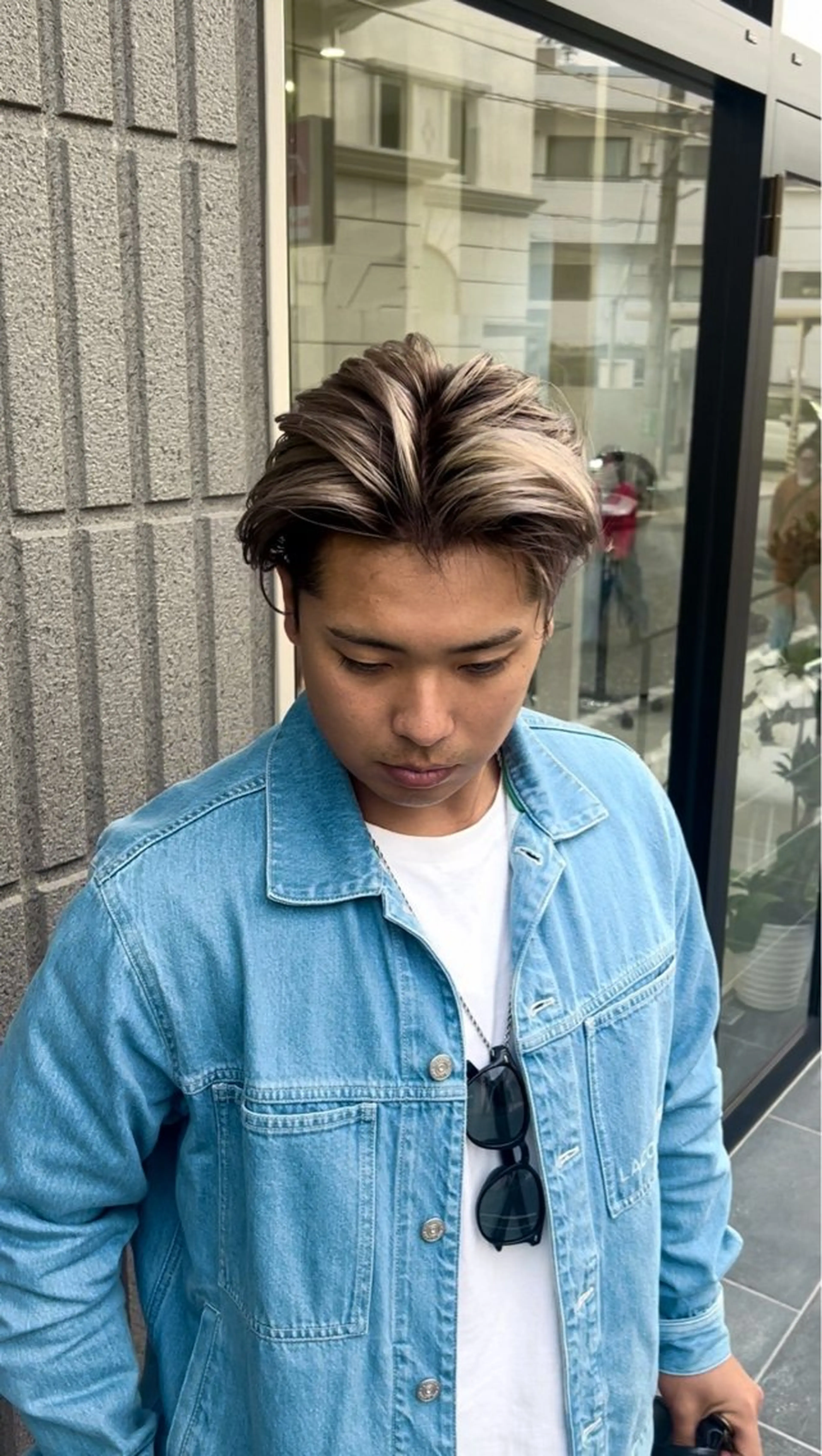 【ミニモSALE】メンズバレイヤージュ × ブリーチ＋カット＋【オーダーメイド施術】※ブリーチ追加＋3300の写真