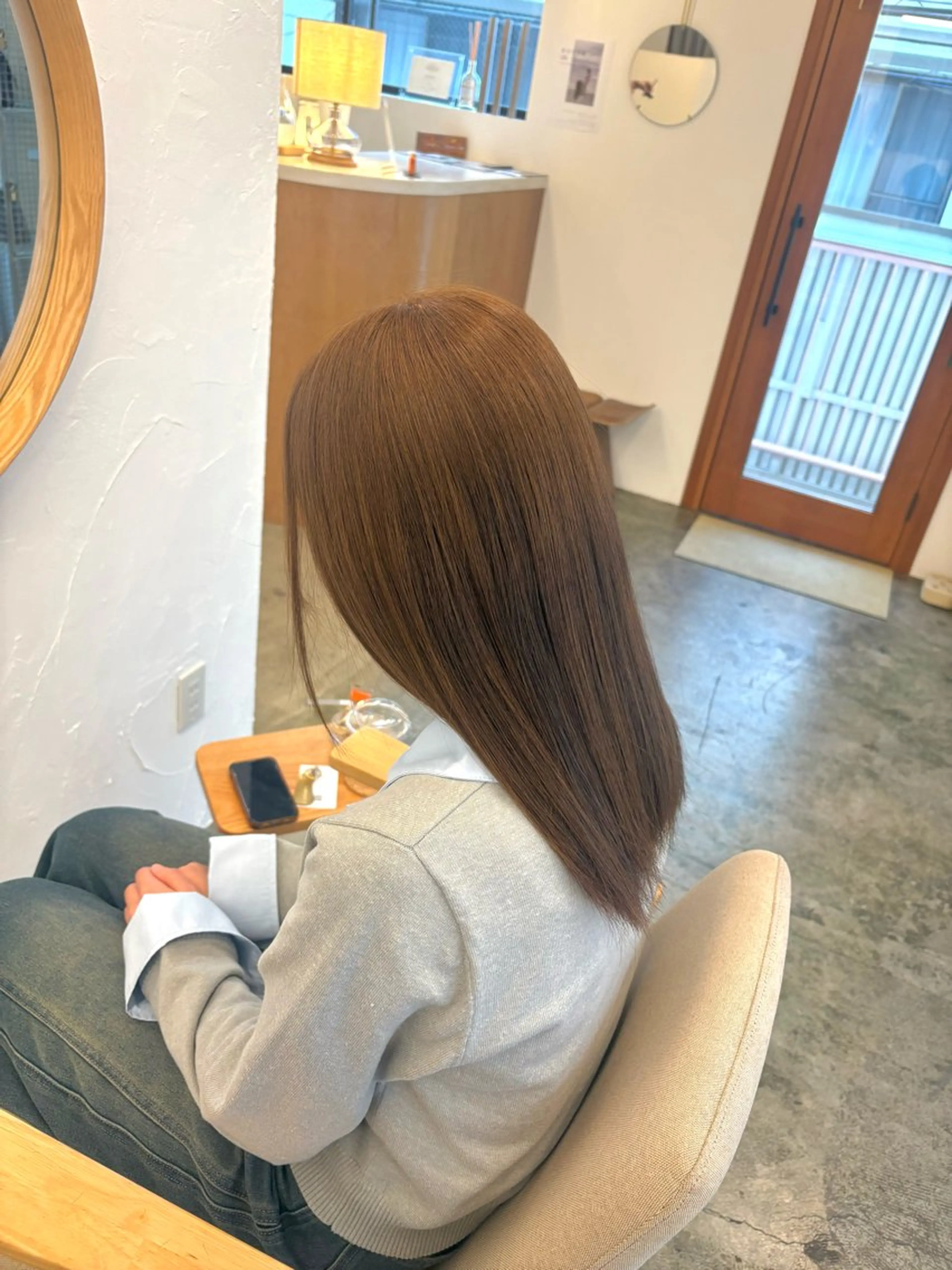 ミディアム カット ヘアカラー トリートメント 🫧 ROVER mizuki 🫧のヘアスタイル