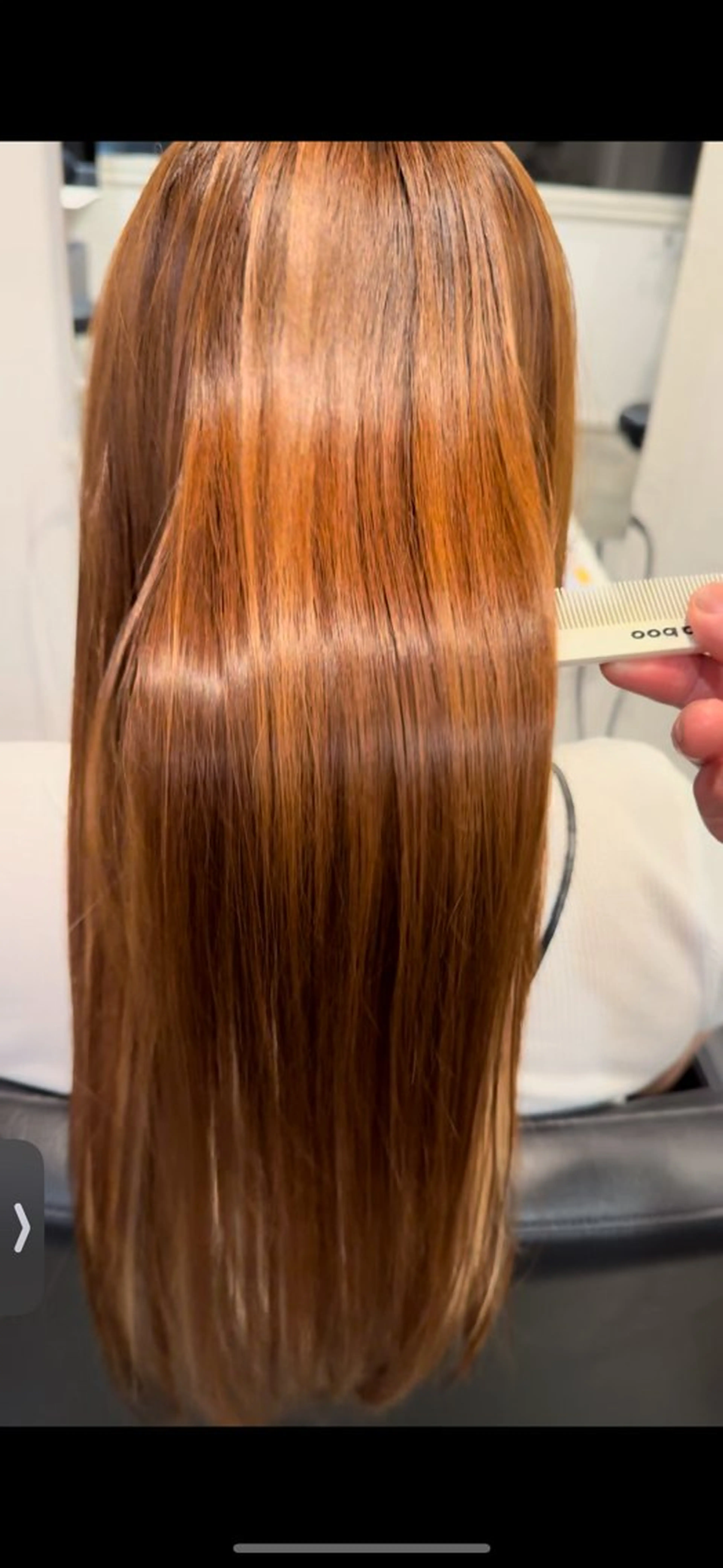 髪質改善ケラチントリートメントの写真