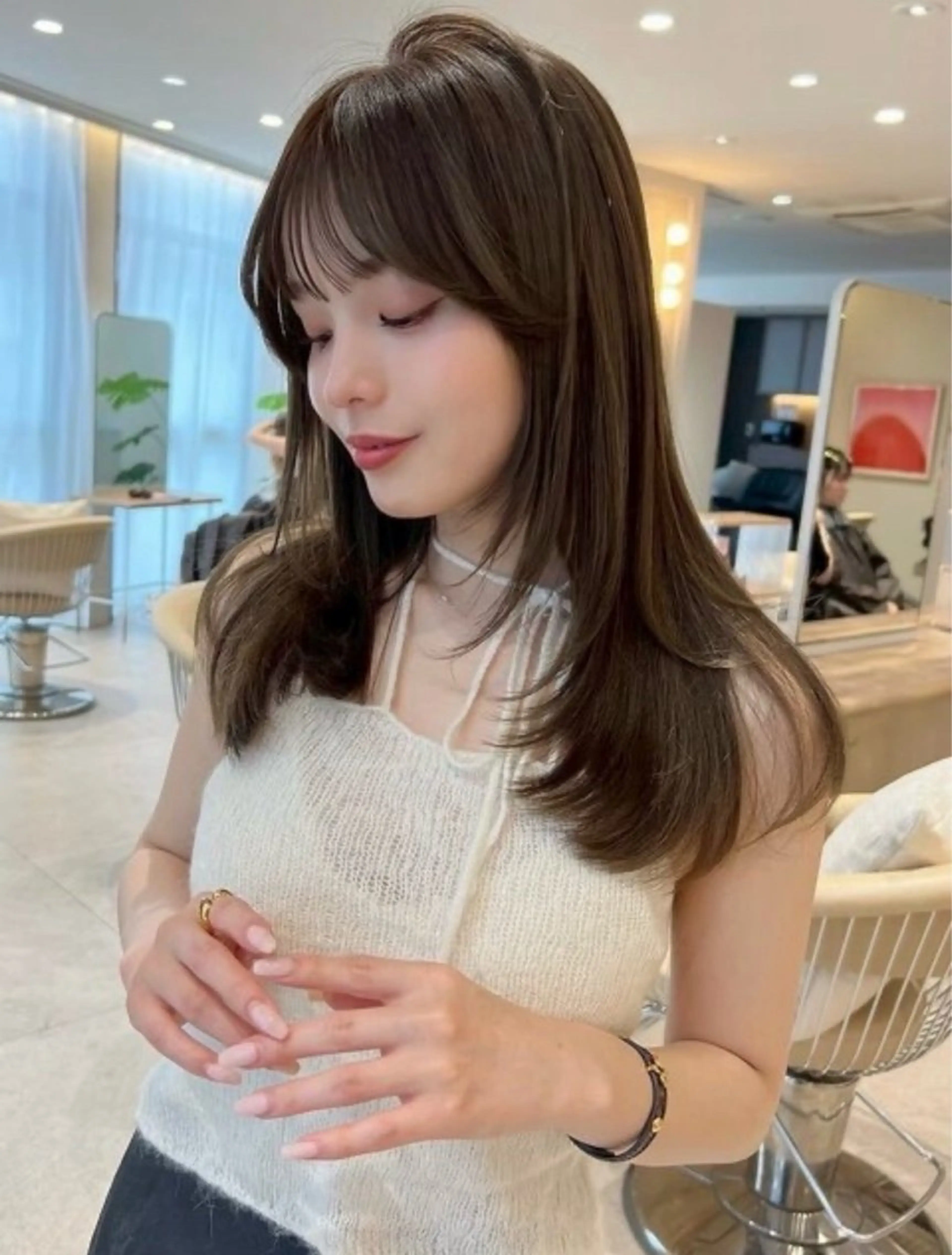 カラー 🍒HARUKA🍒 髪質改善/艶髪/韓国のヘアスタイル