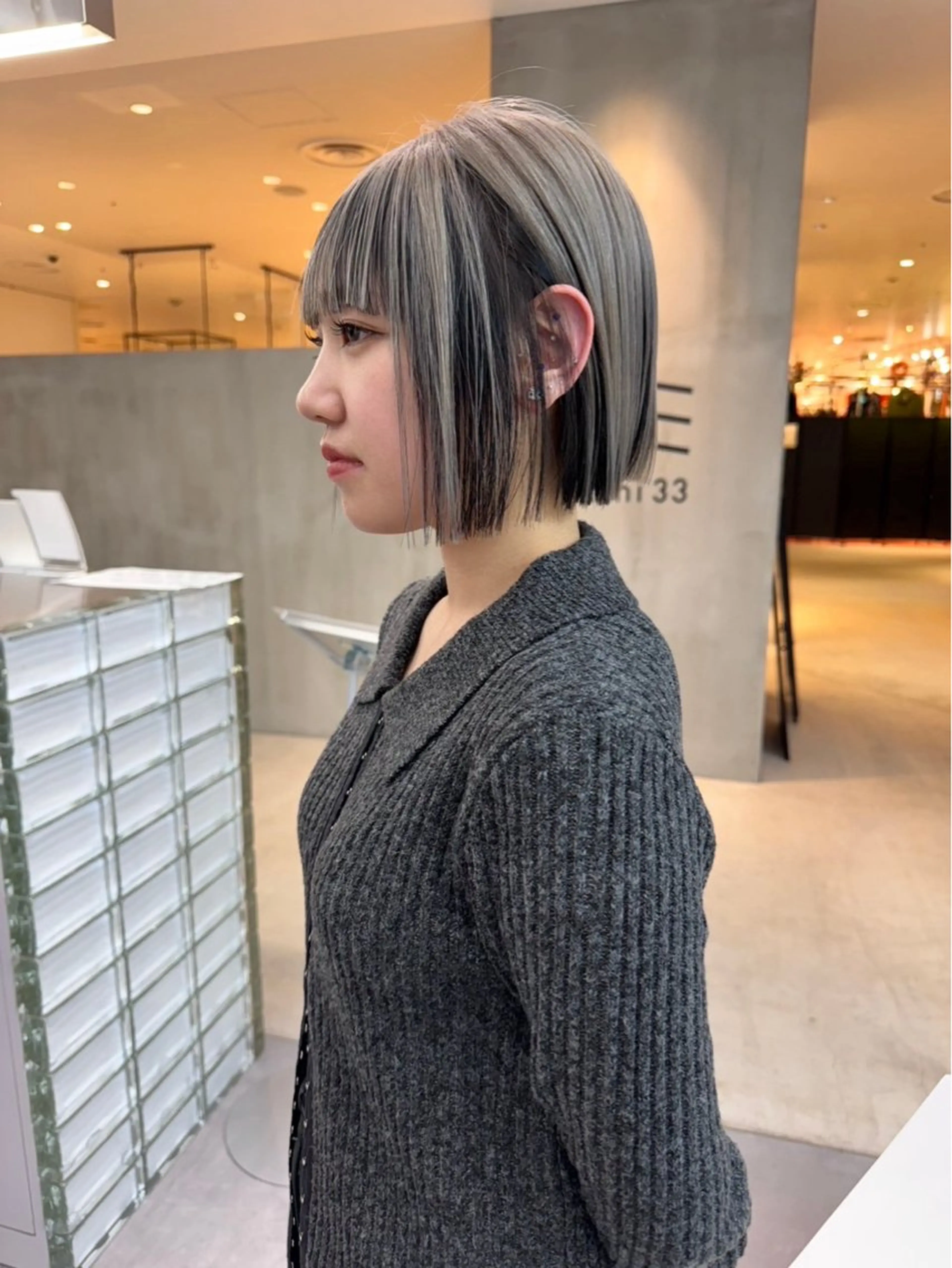 ショート ヘアカラー カット×ブリーチカ ラー‪/yuNa🩶のヘアスタイル