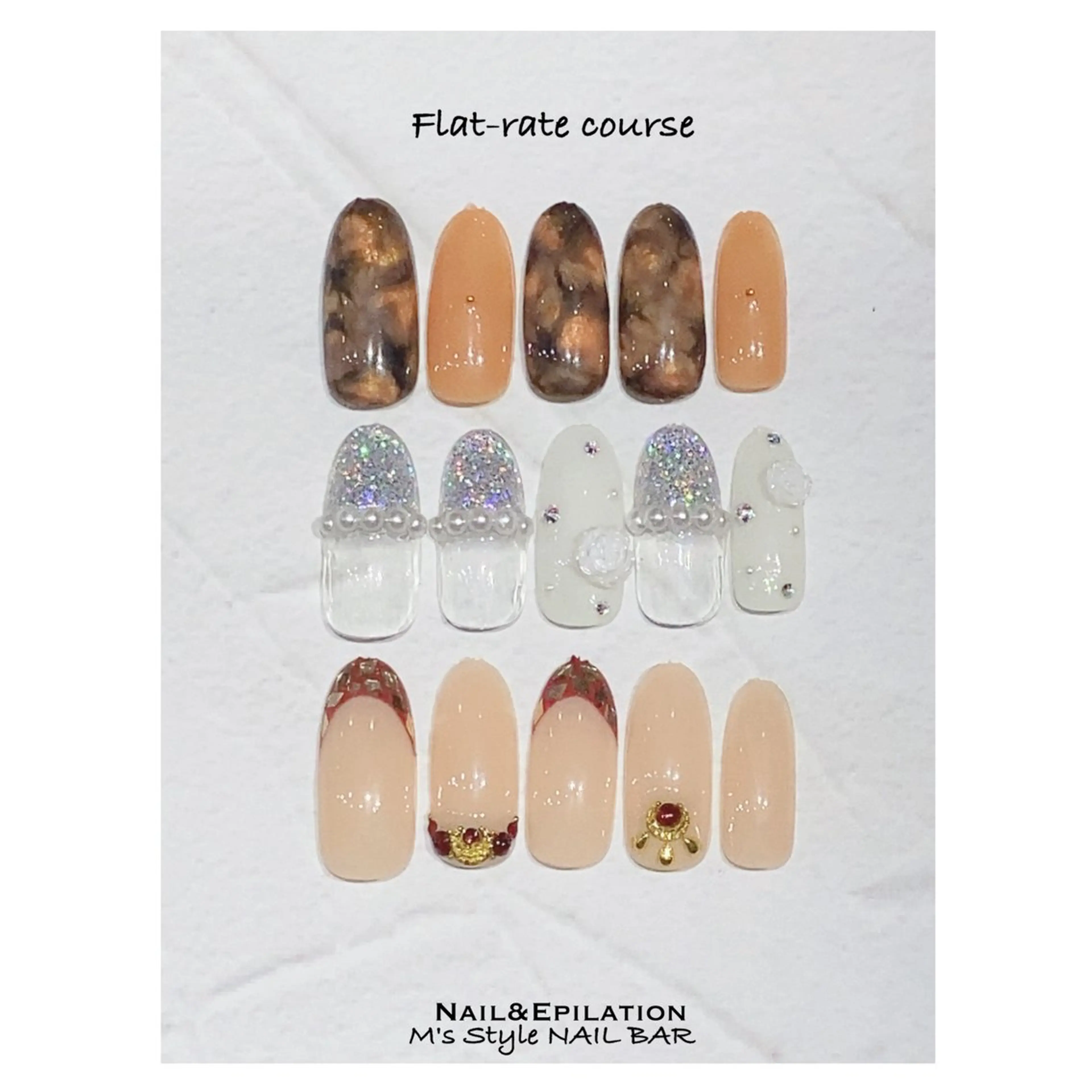 ネイル アートネイル ジェルネイル ストーンネイル ハンドネイル M's Style NAIL BARのネイルデザイン