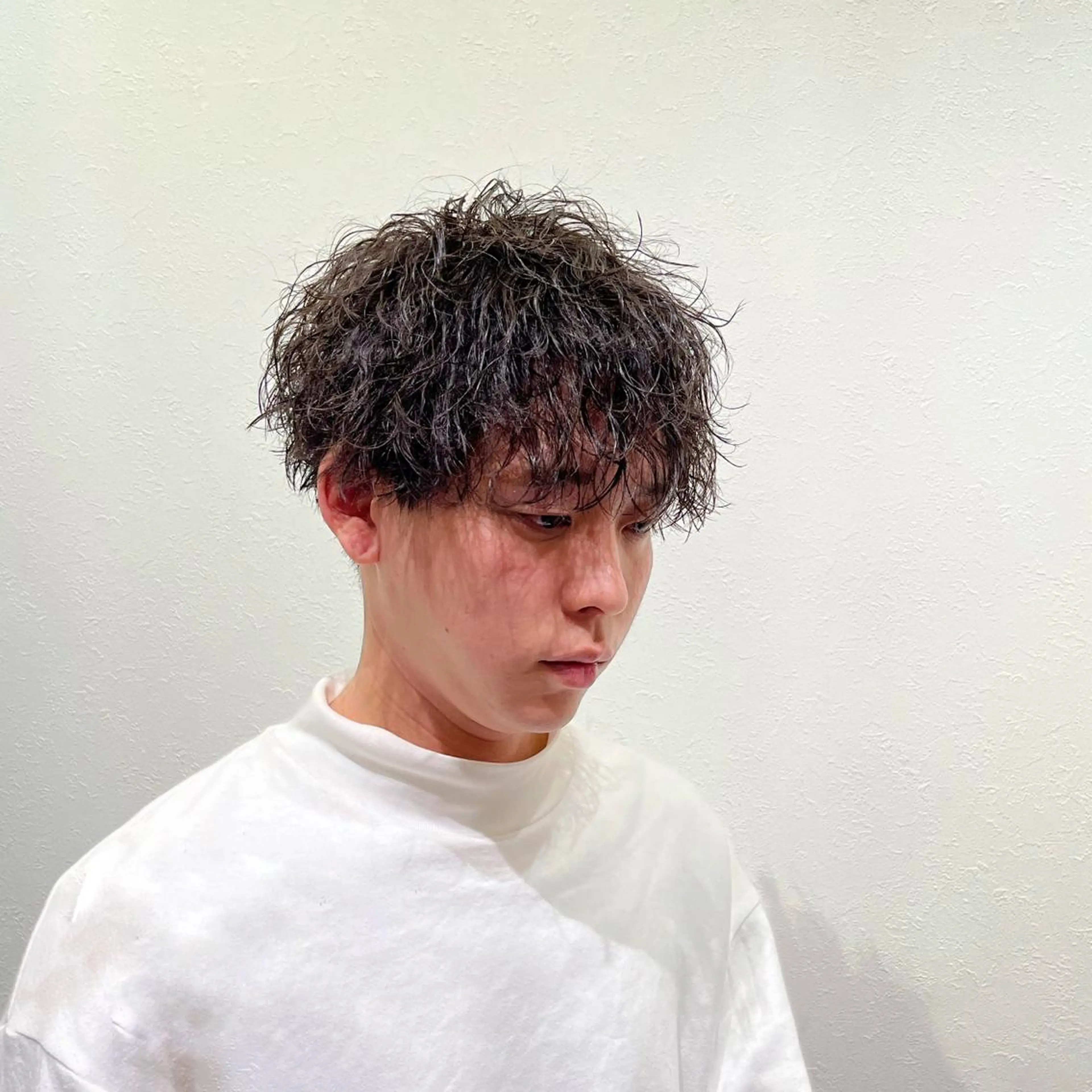 ミディアム パーマ メンズ 瀧野 翔吾【メンズ特化】のヘアスタイル