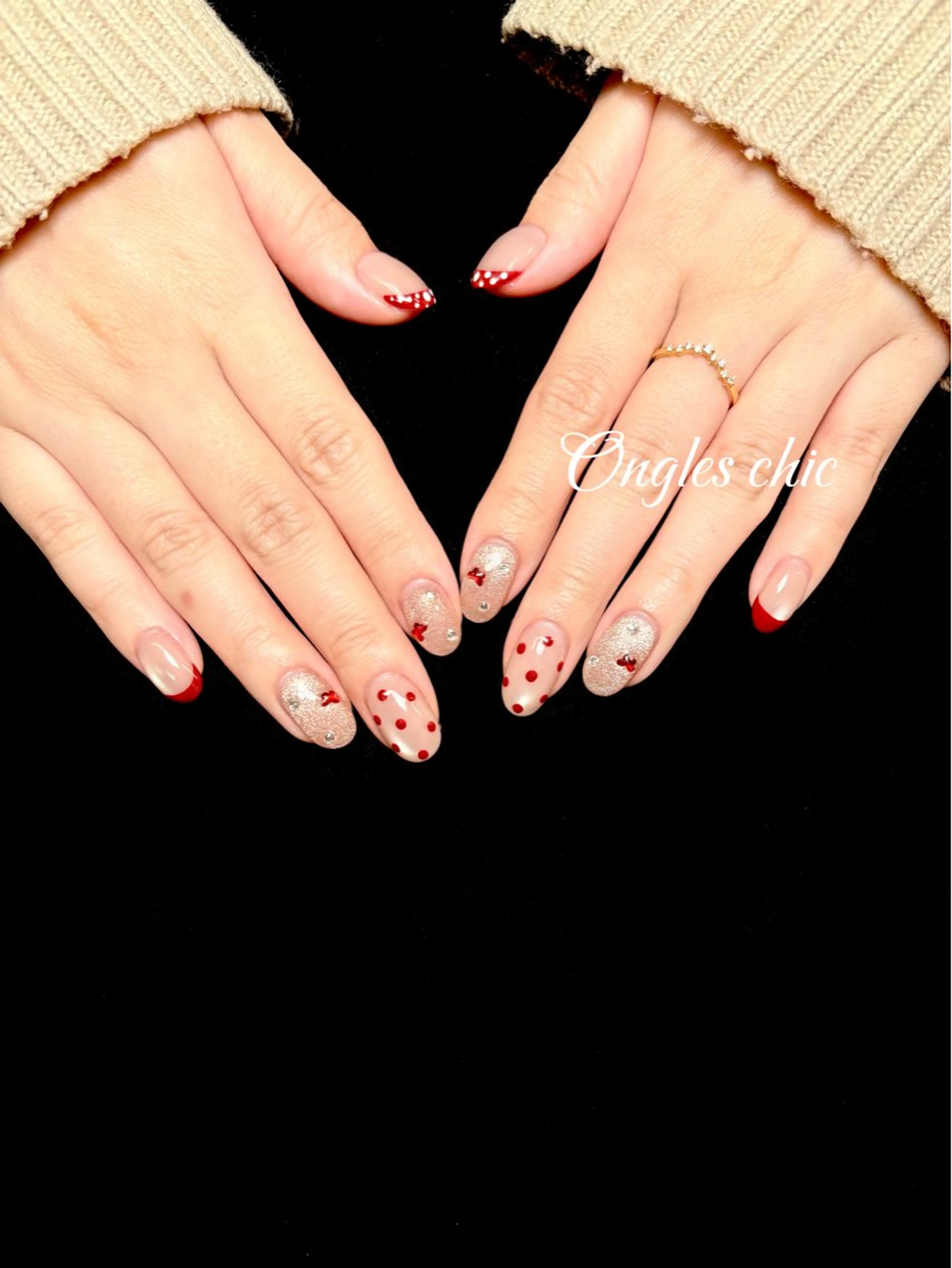 ネイル ハンドネイル ongles chicのネイルデザイン