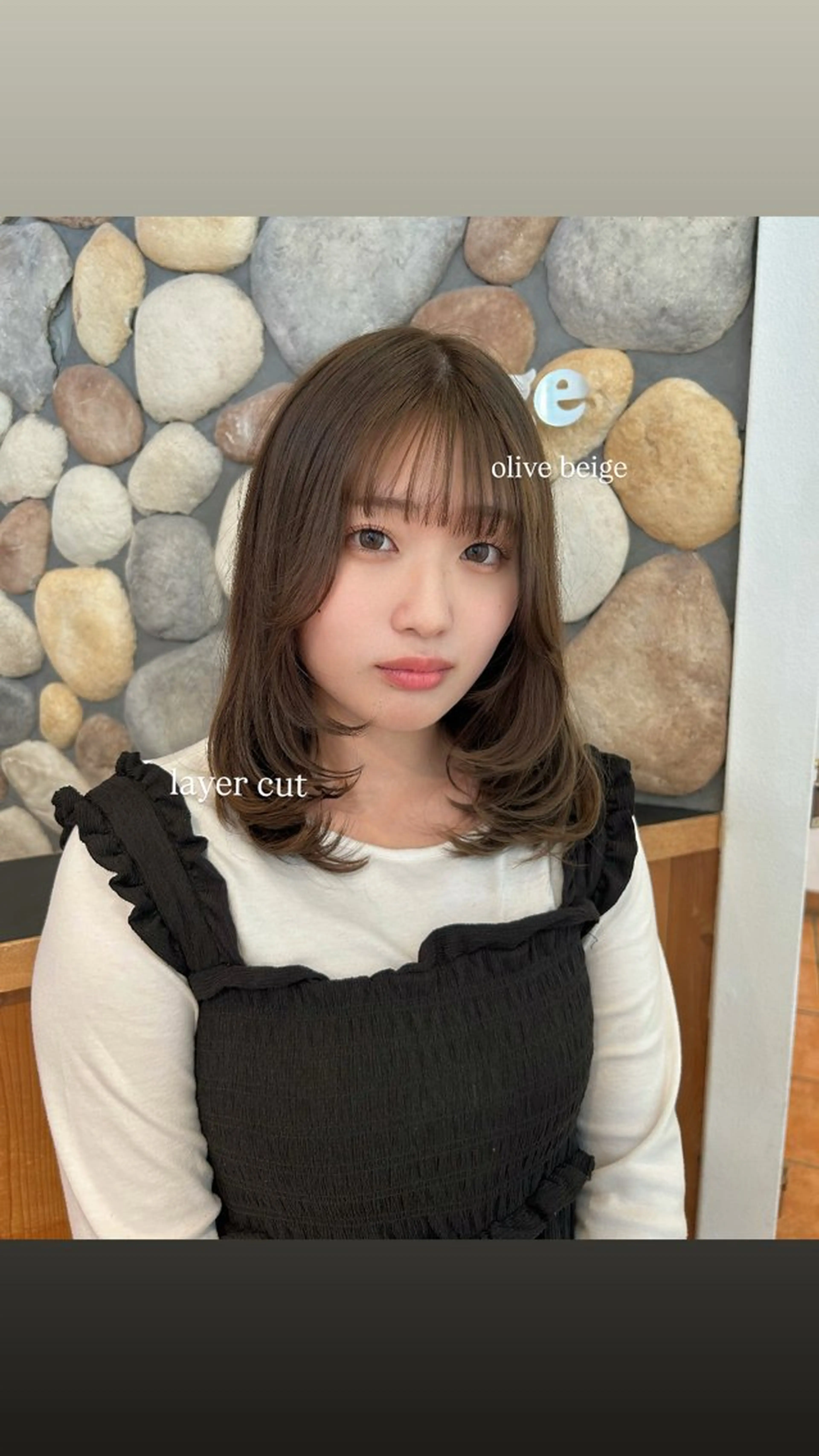 似合わせカット+透明感カラーの写真