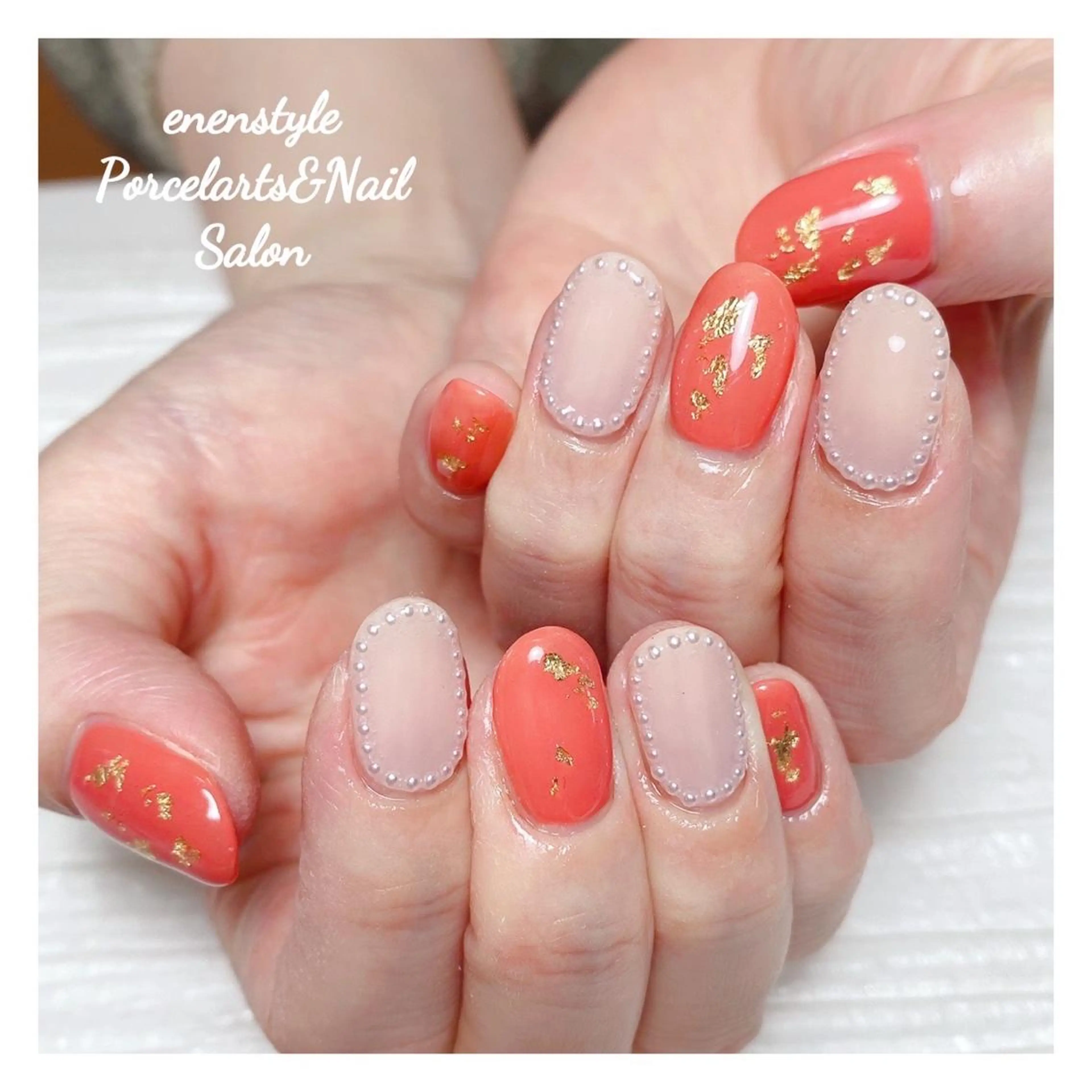 ミディアム ネイル 👑enen style👑のネイルデザイン