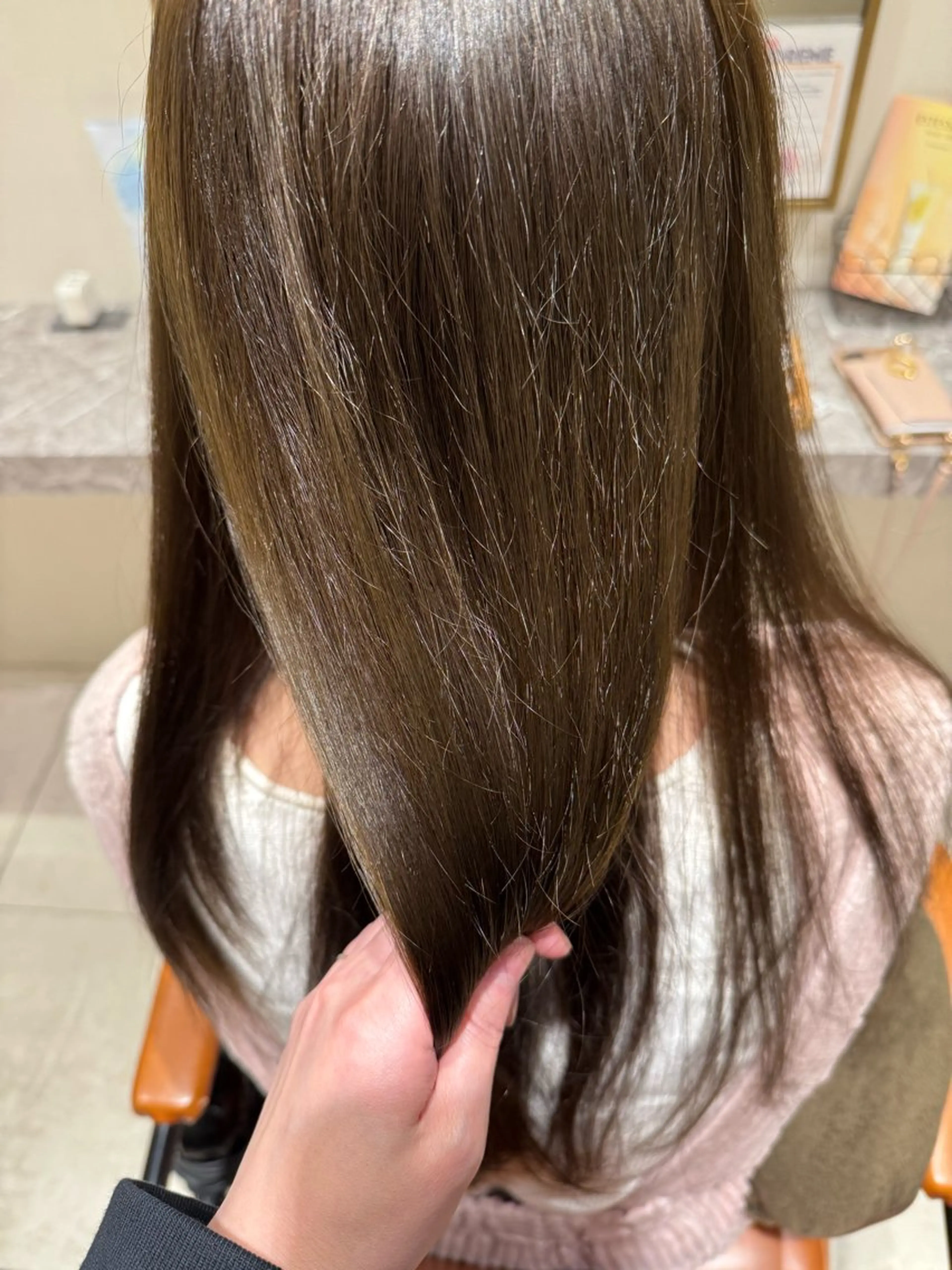 ロング カラー 暖色/ベージュ/ メンズ/鈴木彩のヘアスタイル