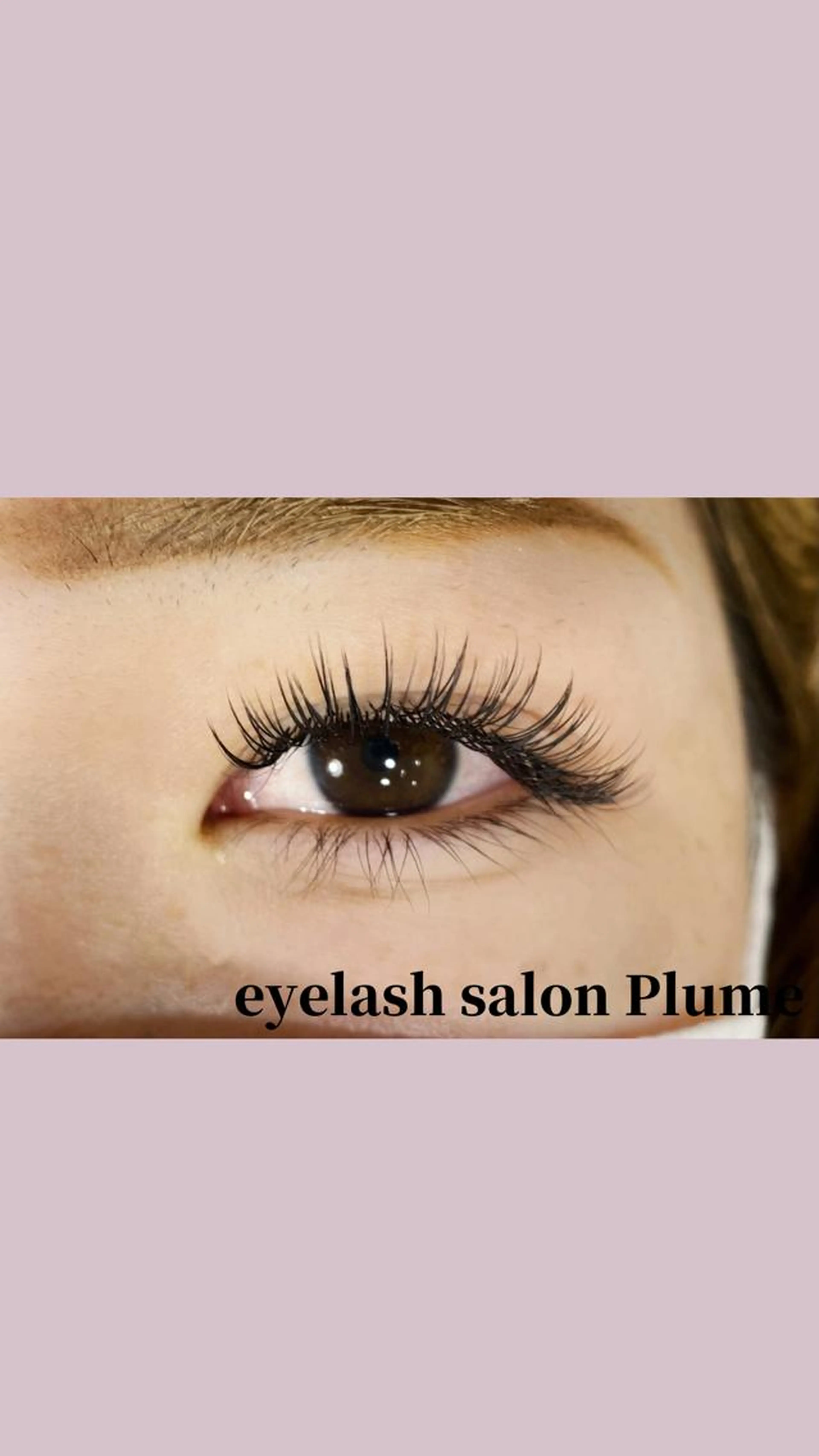 しっかりした濃さがお好みの方に🌈ご新規様オフ無料！フラットマットラッシュ付け放題⭐︎コーティング付きの写真