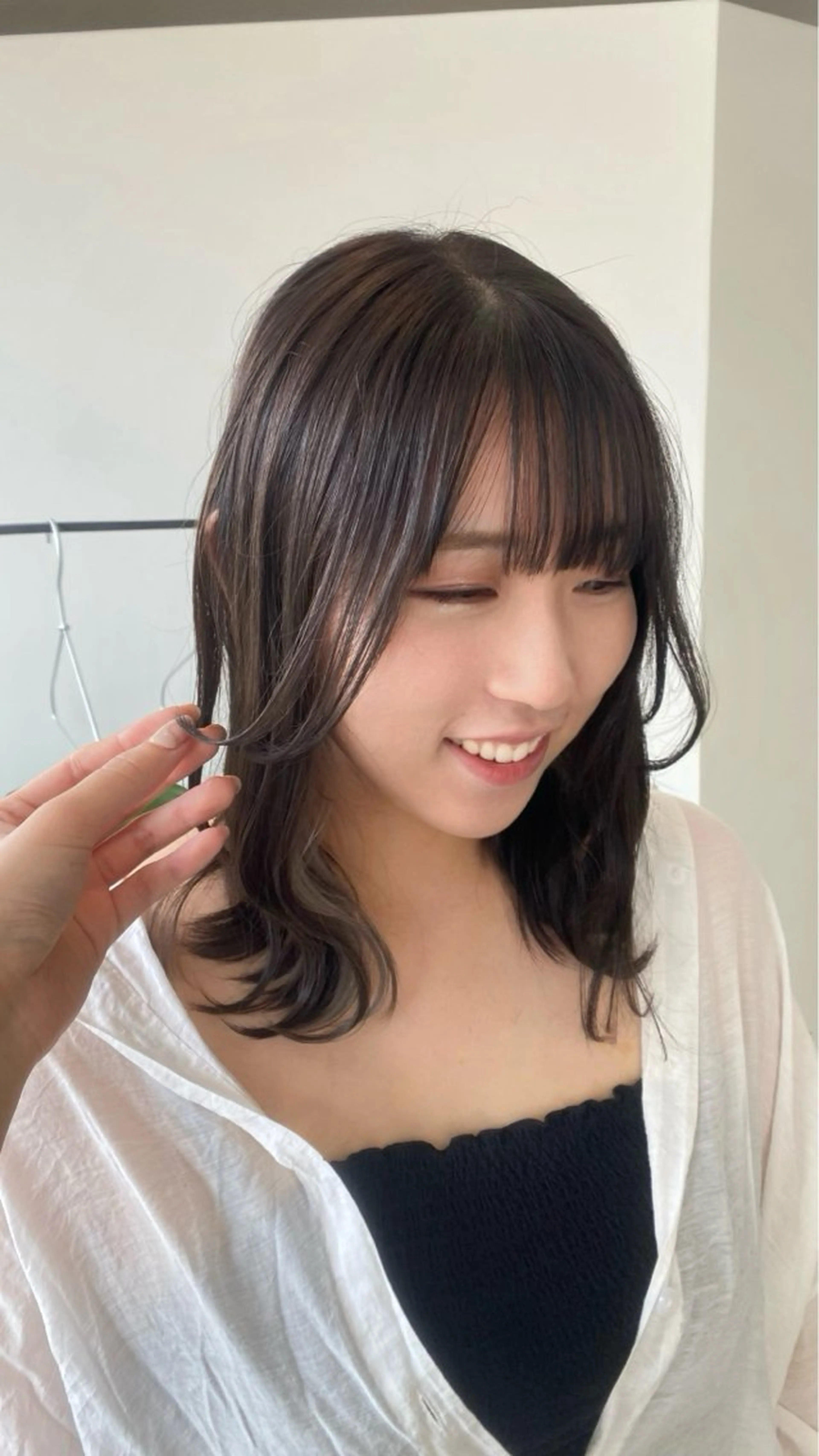 ミディアム カラー aimee 北垣 愛夏のヘアスタイル