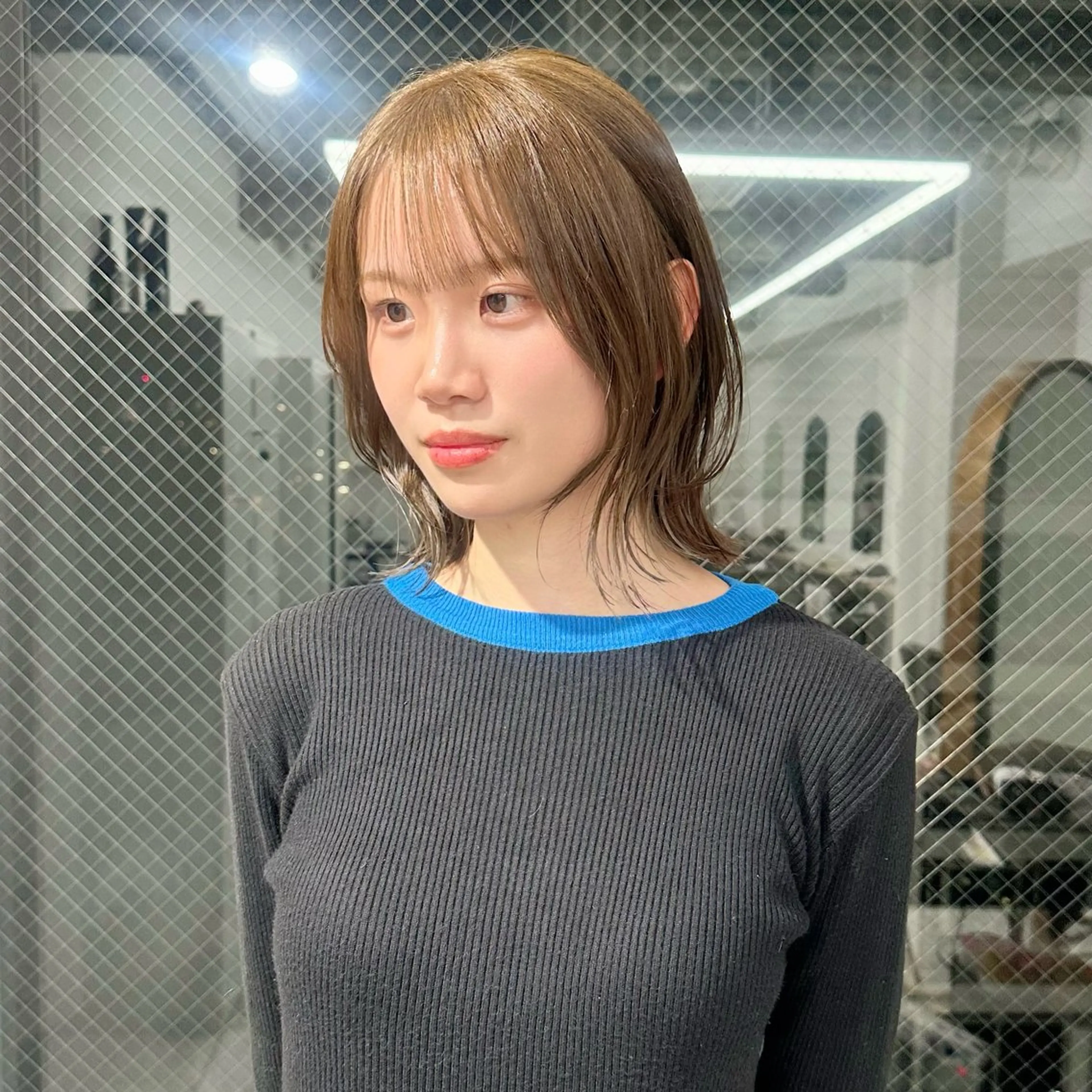 ミディアム カラー カット ヘアカラー トリートメント ブリーチなし/レイヤ ー特化🌈Tommyのヘアスタイル