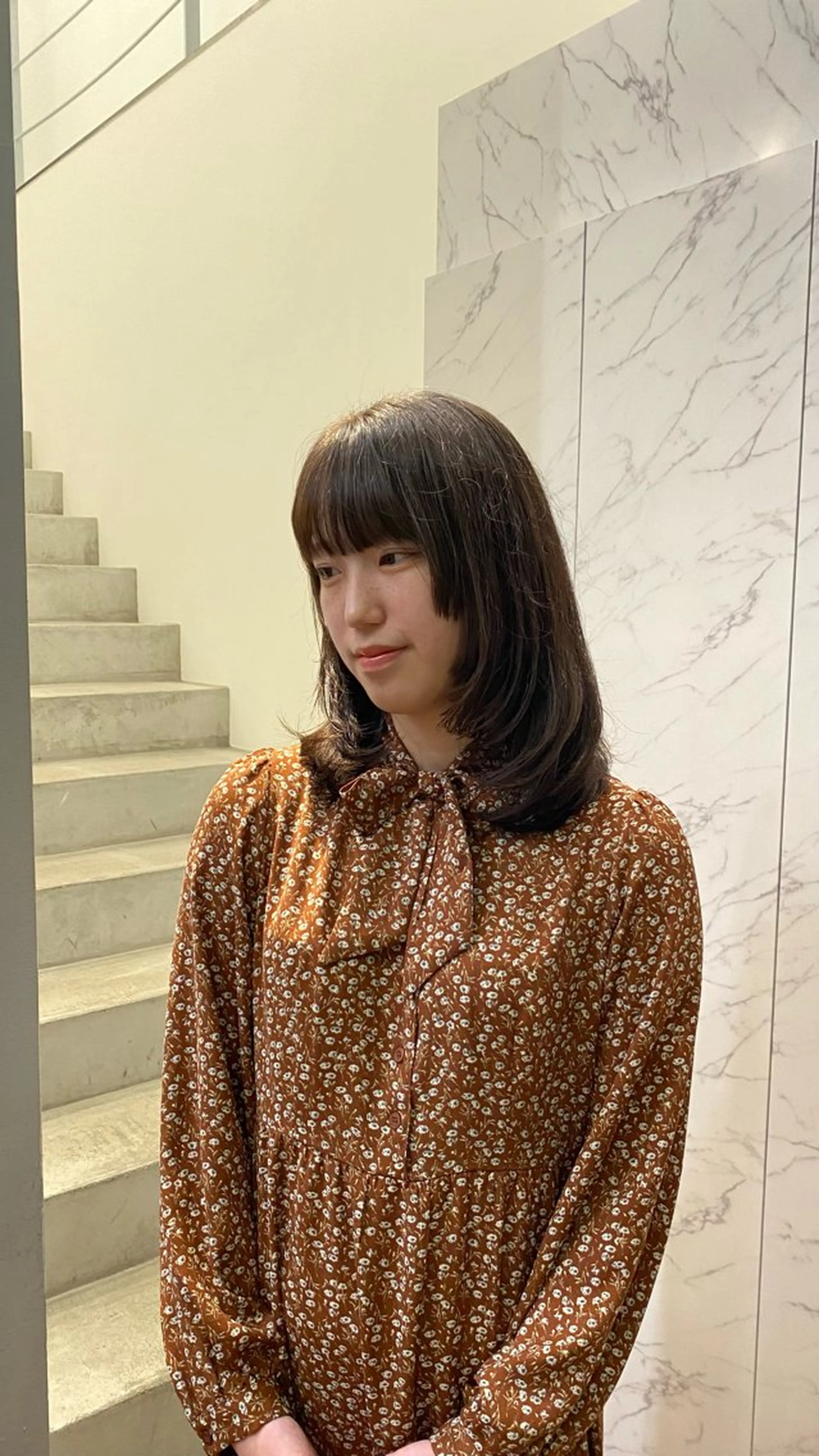 ミディアム マツザキ マナトのヘアスタイル