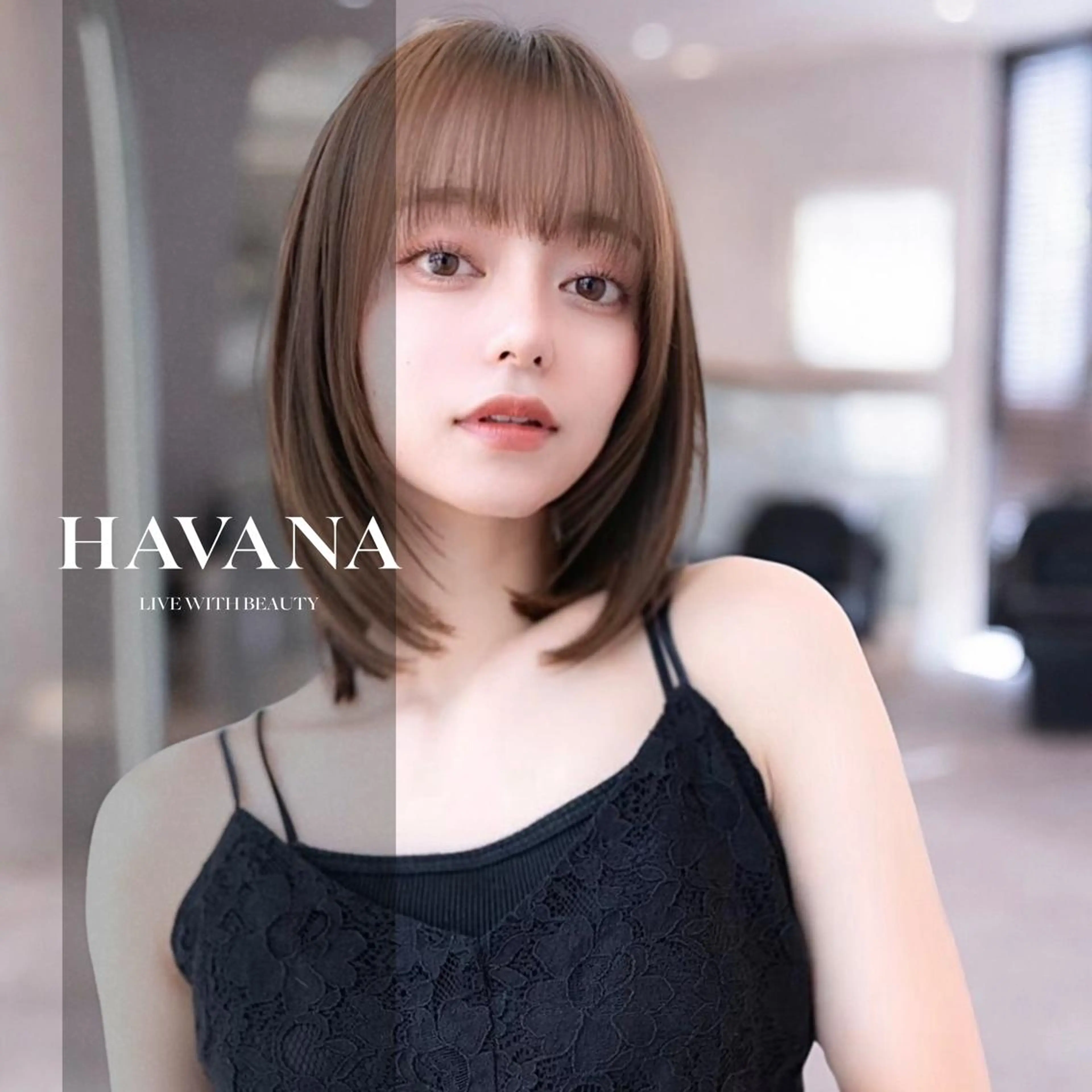 ショート カラー カット ヘアカラー トリートメント HAVANA.渋谷 【レイヤー/韓国】のヘアスタイル