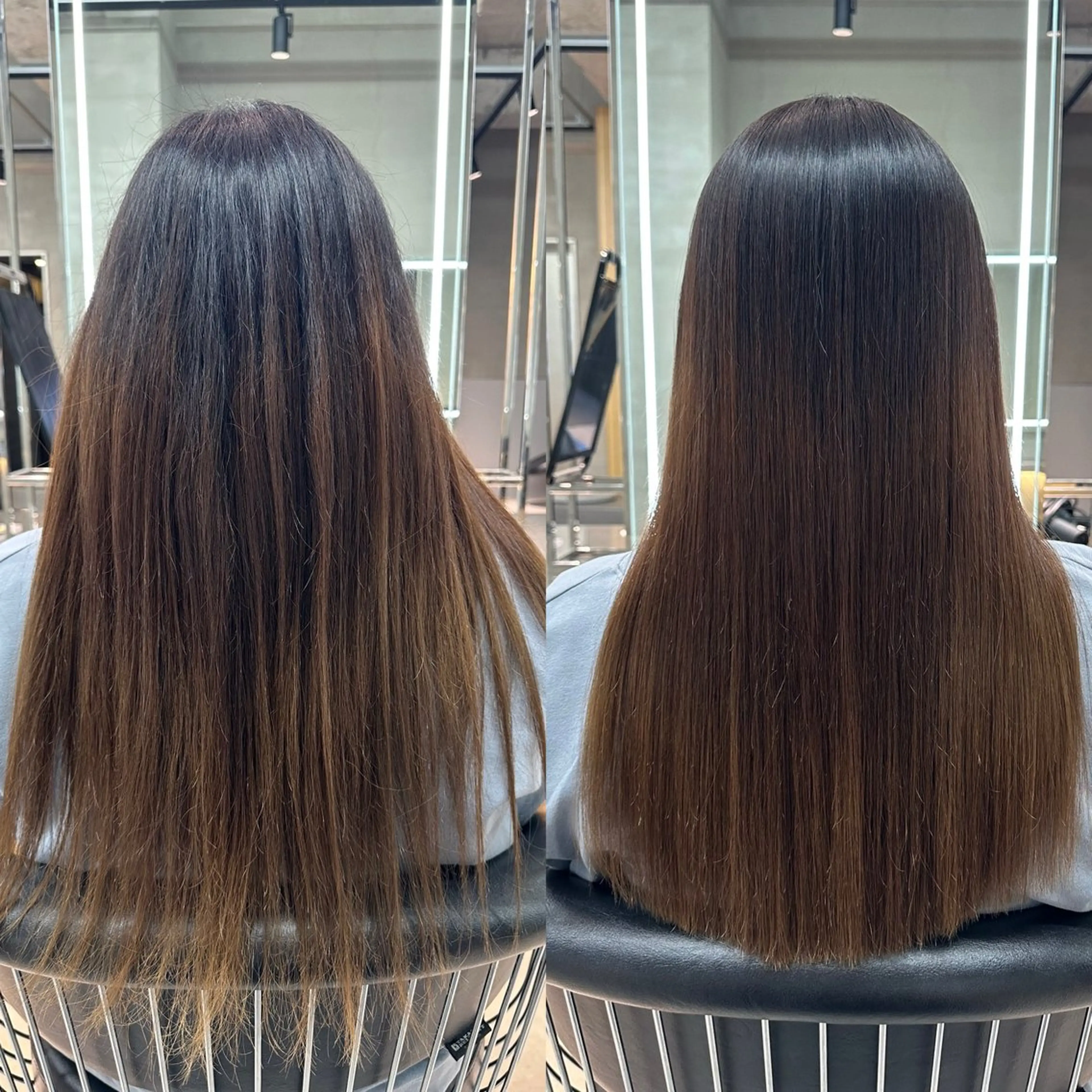 ロング カット 縮毛矯正 トリートメント ✨髪質改善特化✨副 店長椎葉信乃介のヘアスタイル