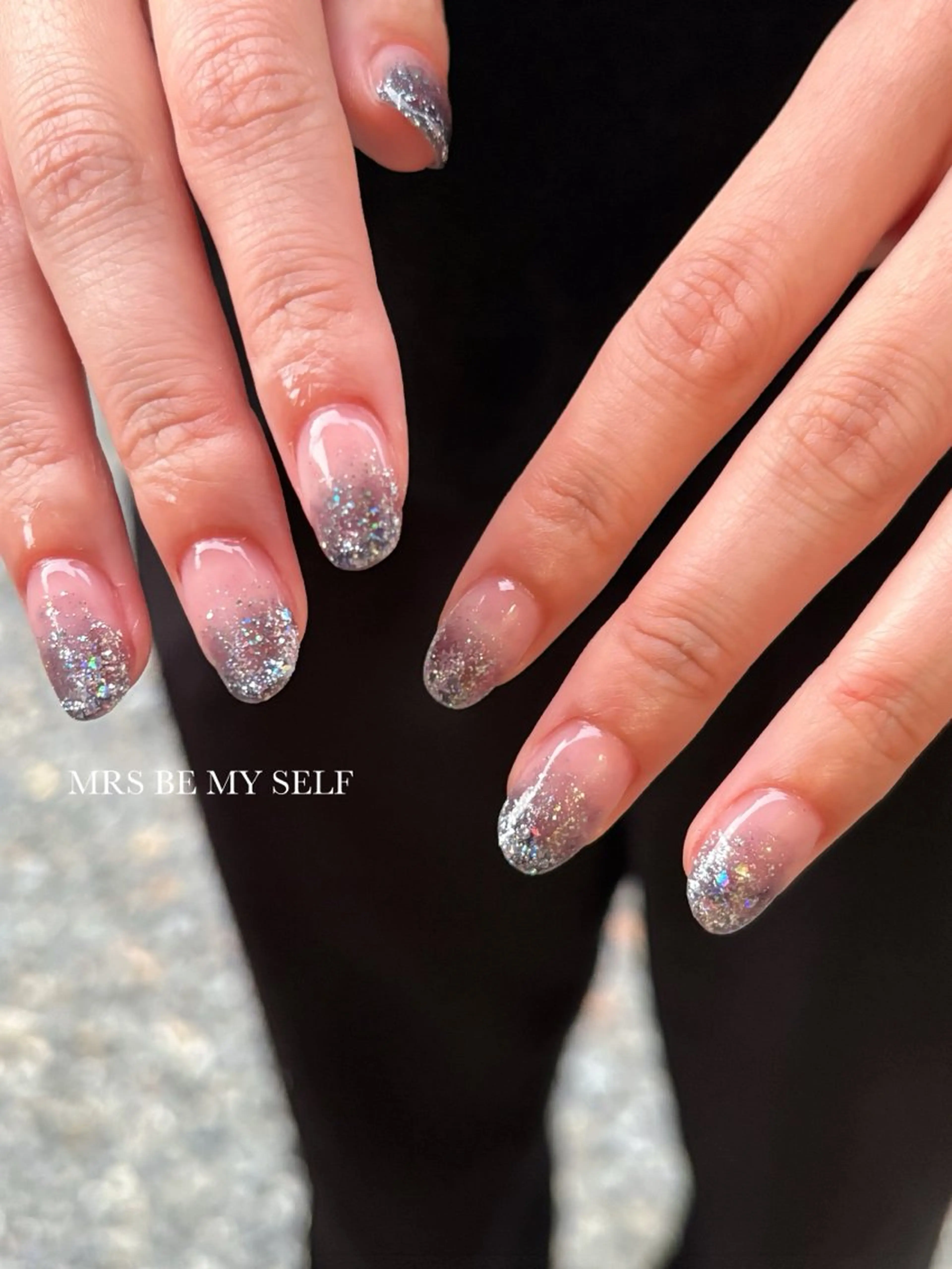 ネイル グラデーション ラメ(グリッター) ラメグラデーション MRS/ miyu🎀のネイルデザイン