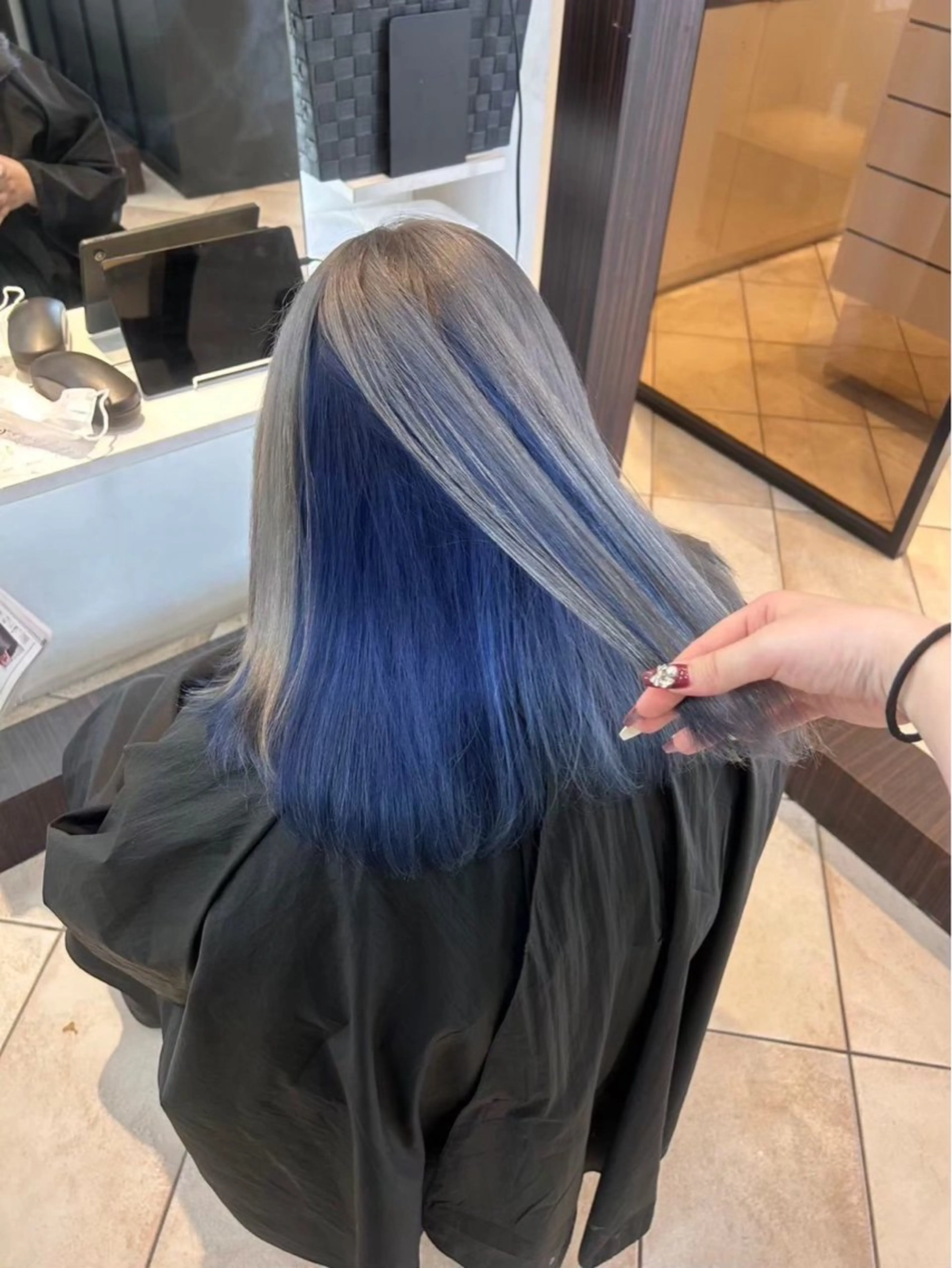 セミロング カラー 🫧カラーモデル募集 純菜🫧のヘアスタイル