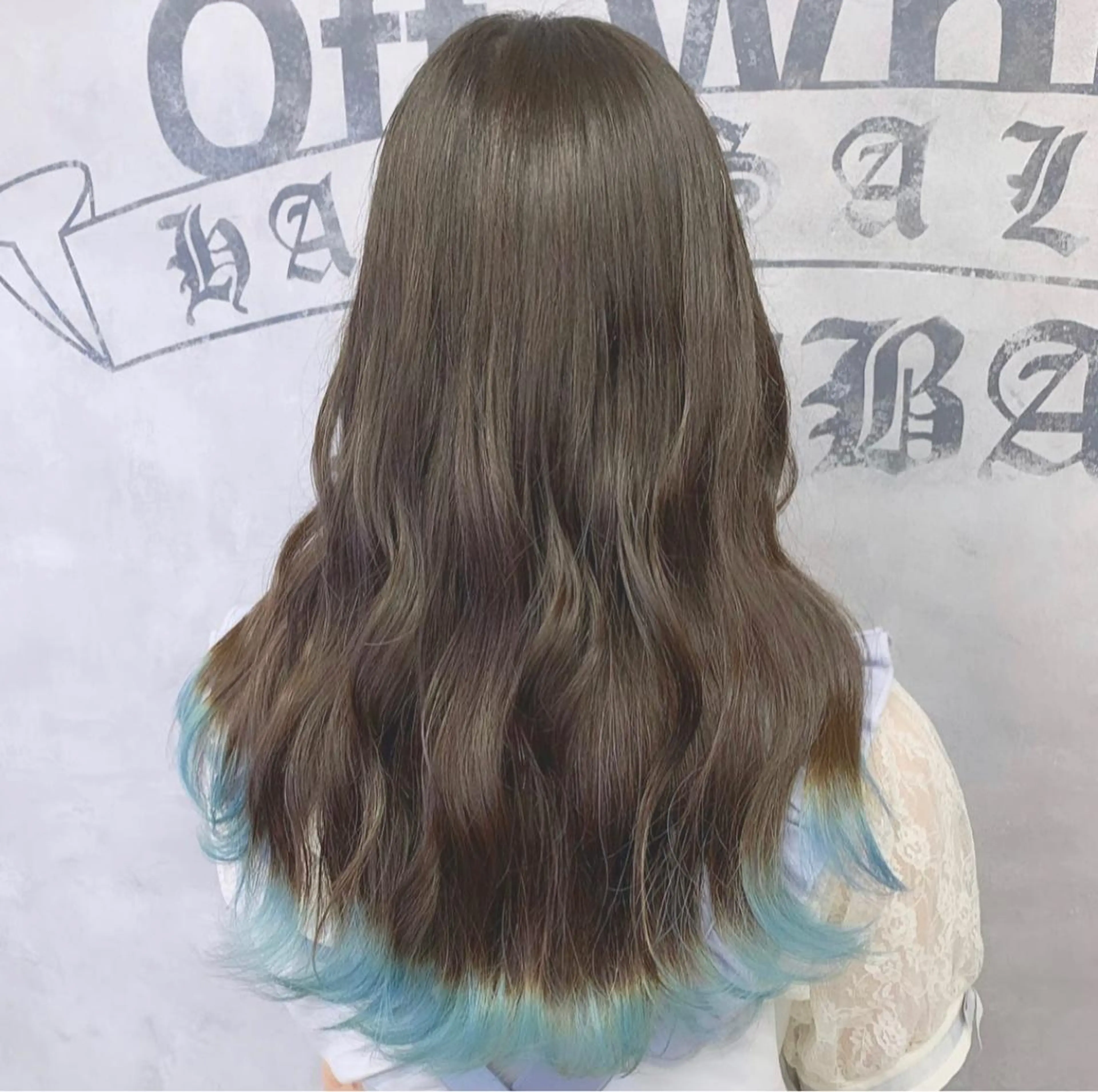 ロング カラー ダブルカラー ハイトーンカラー ブリーチ&エクステ 🥀ケアカラー特化のヘアスタイル