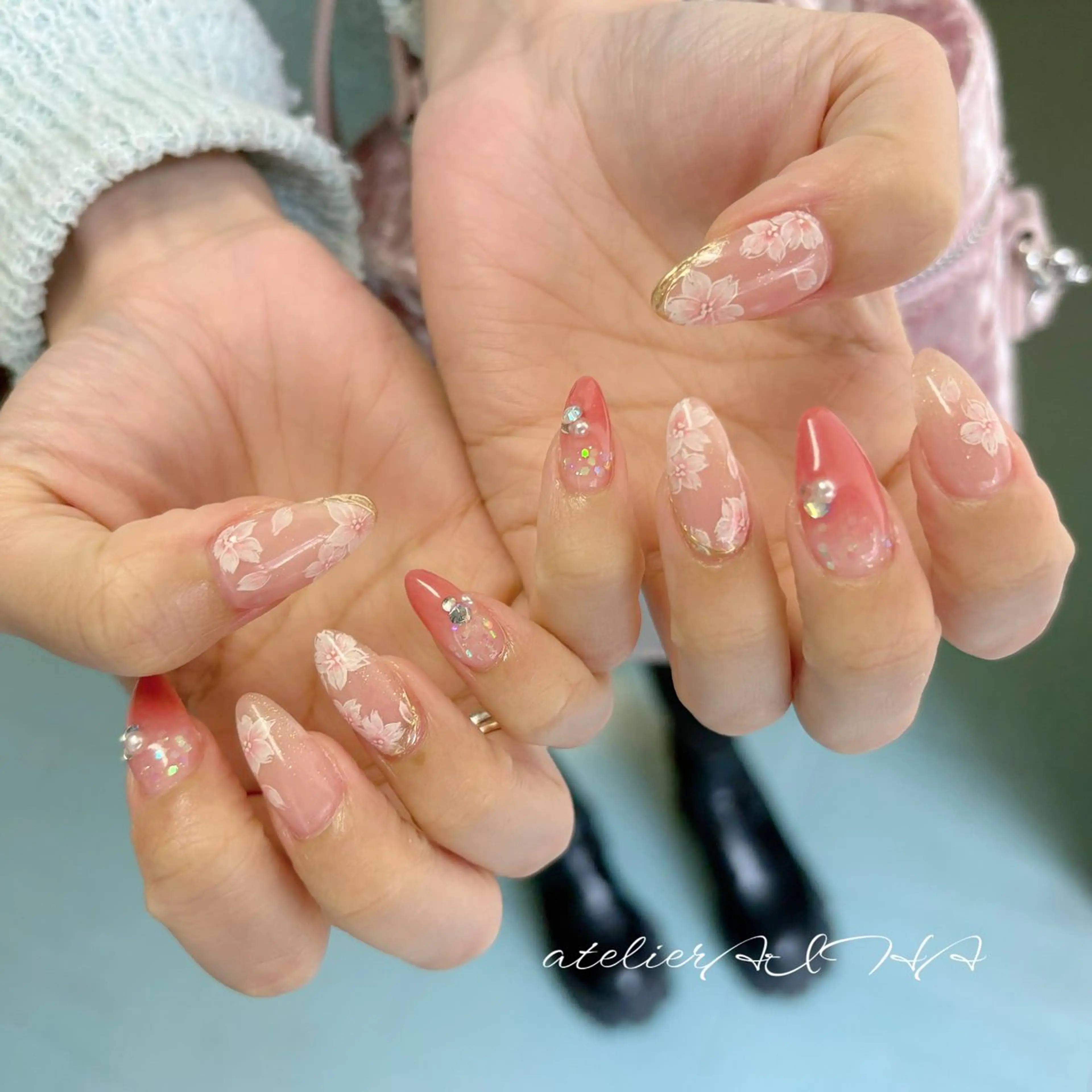 ネイル ハンドネイル アトリエAIHA★ フィルイン推奨サロンのネイルデザイン