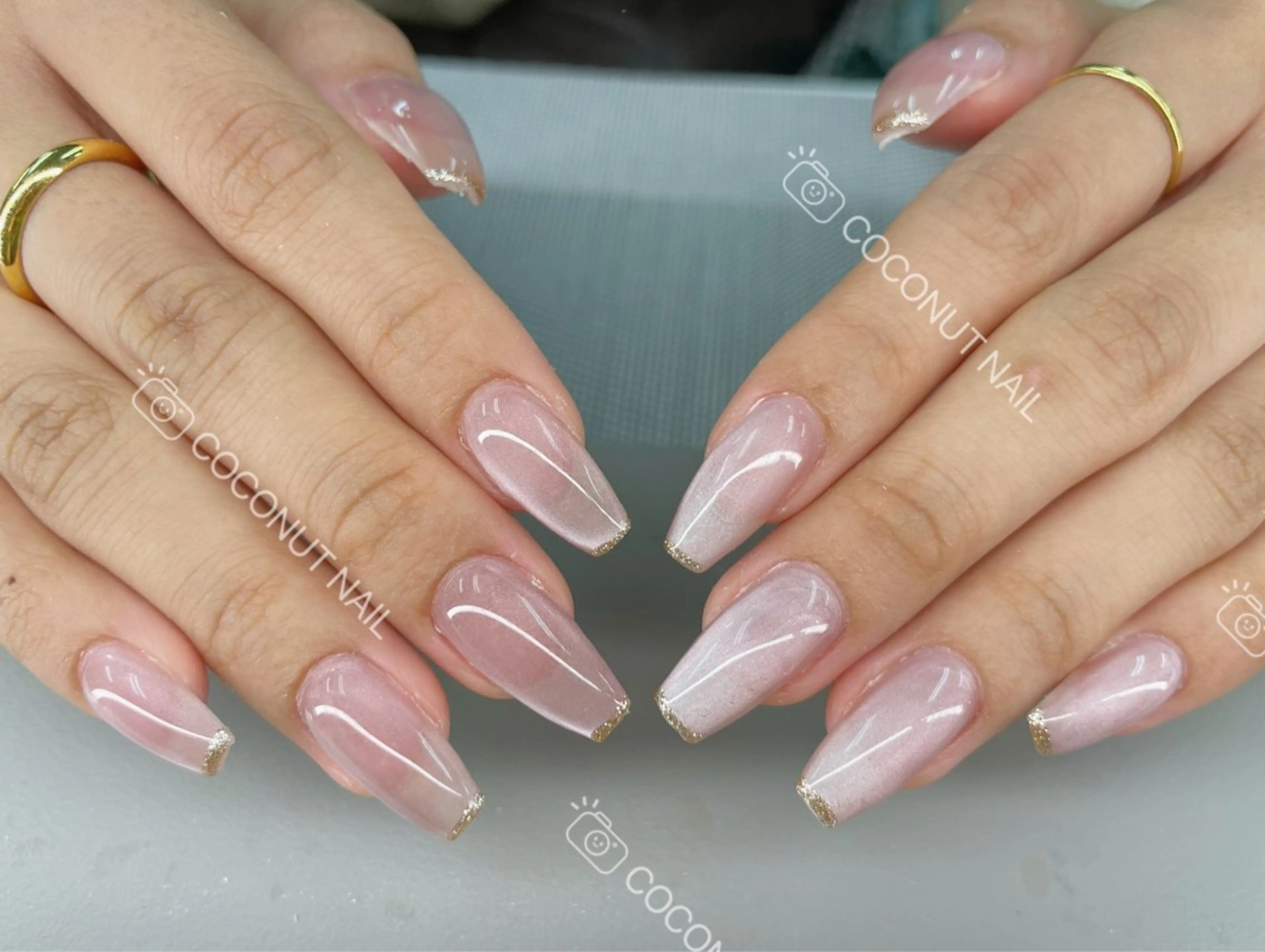 ネイル ハンドネイル 神田 ココナッツのネイルデザイン