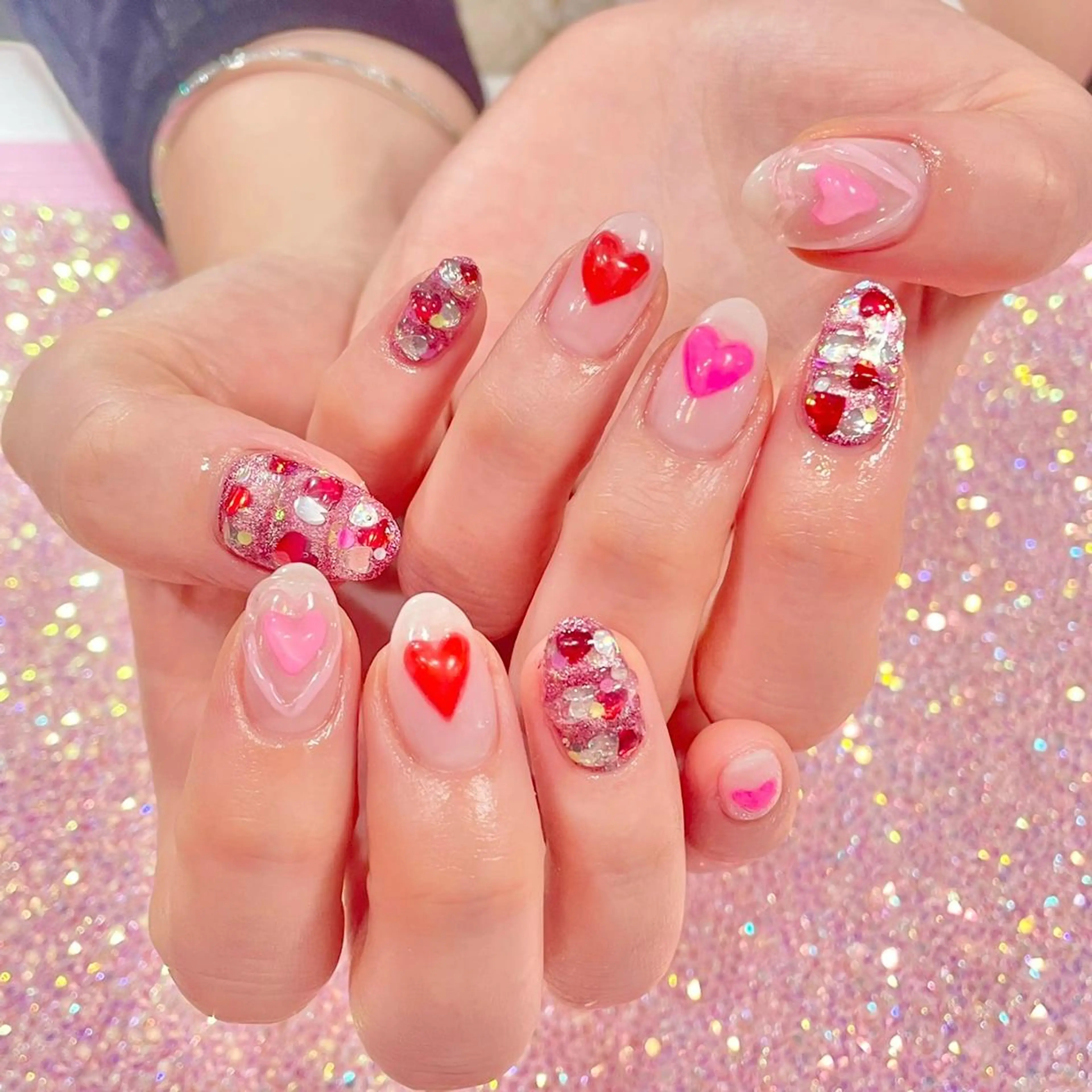 ネイル 韓国ネイル ハンドネイル Menail 心斎橋 本店☆南船場移転☆のネイルデザイン