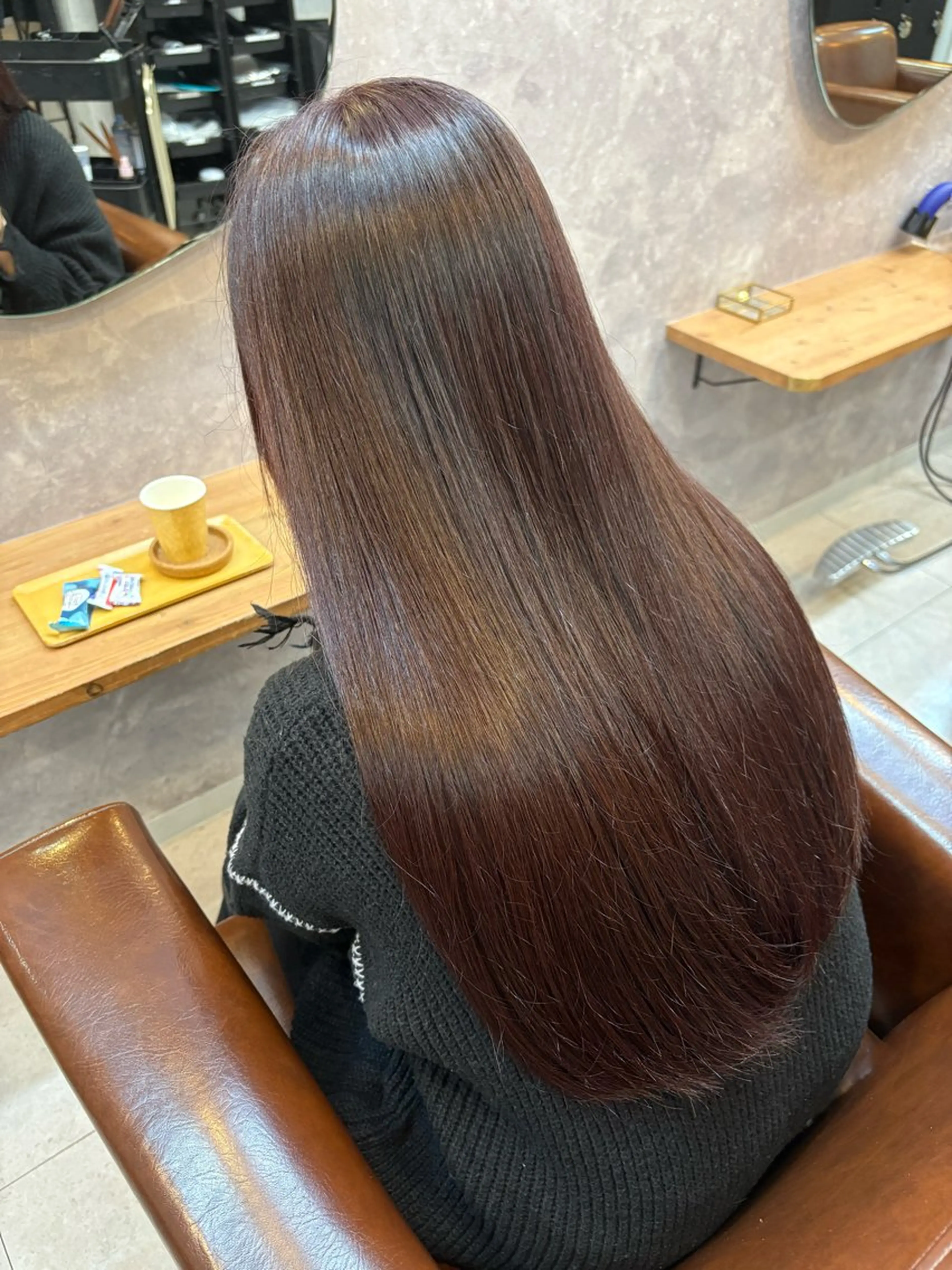 ロング 松本 陽菜のヘアスタイル