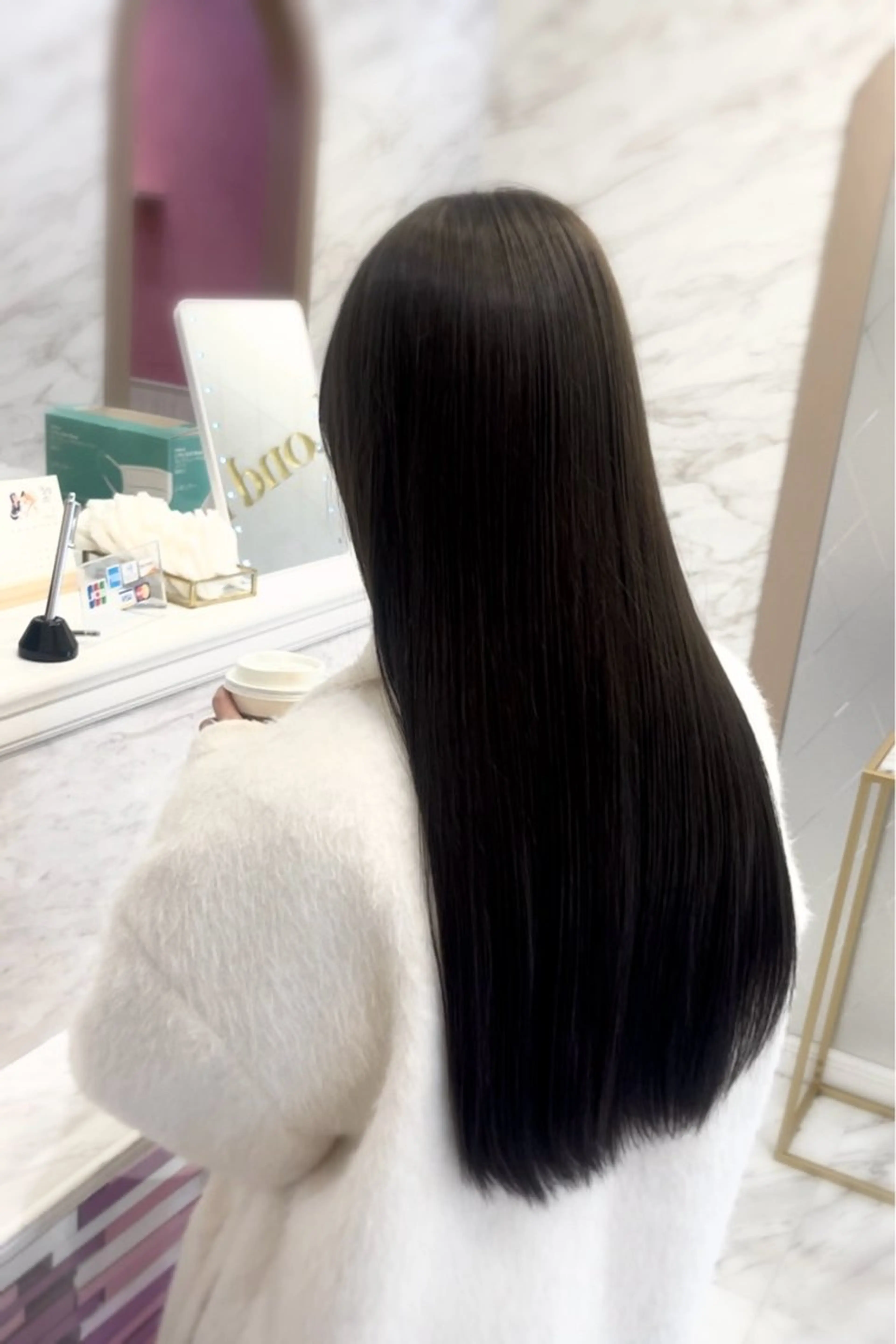 ✨梅雨が始まる前に✨巻ける！プレミアム縮毛矯正 ＋ 艶髪カラー ＋ カット＋高保湿スチームトリートメント🫧の写真