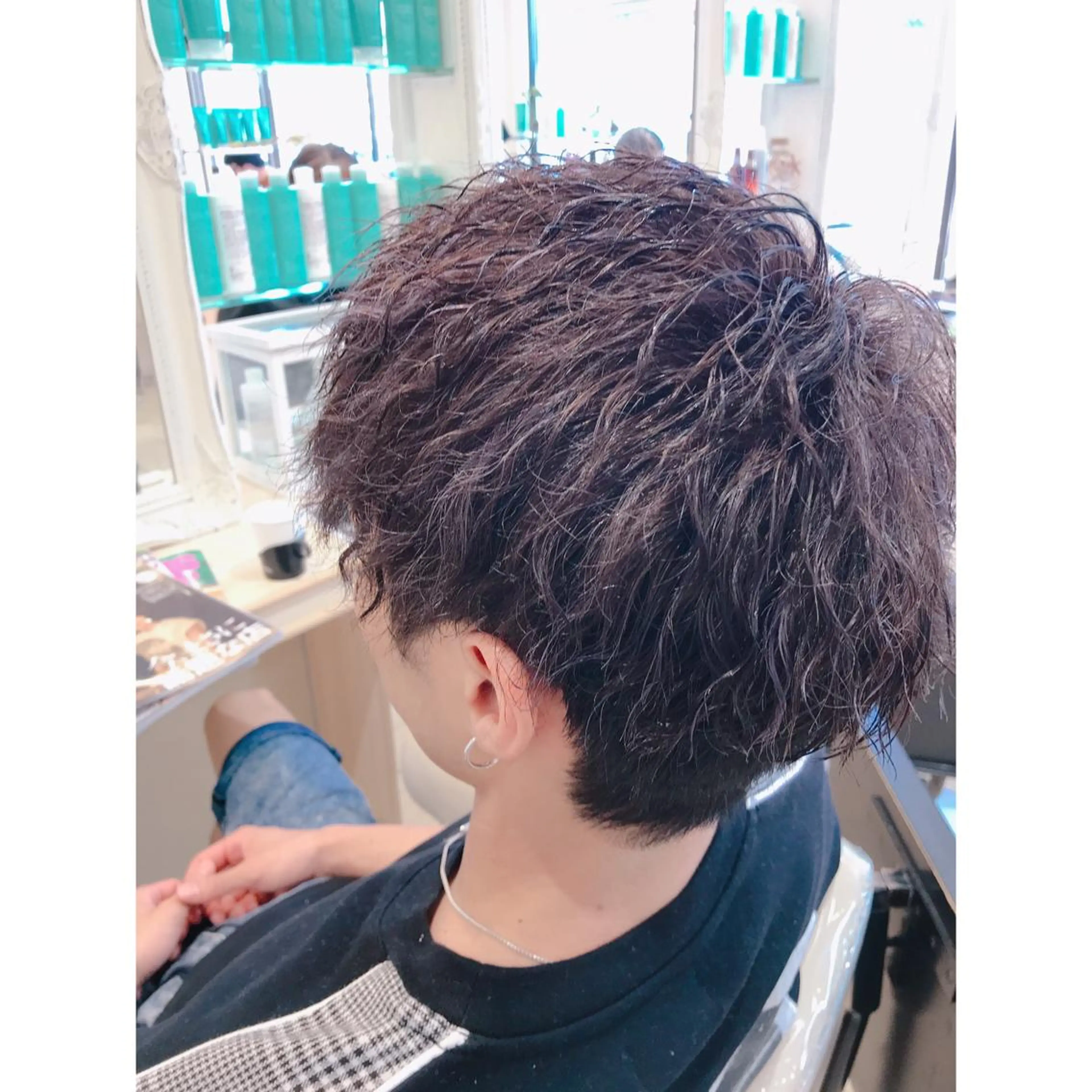 ショート カラー メンズ 髪質改善/茅ヶ崎 マツモト リョウのヘアスタイル