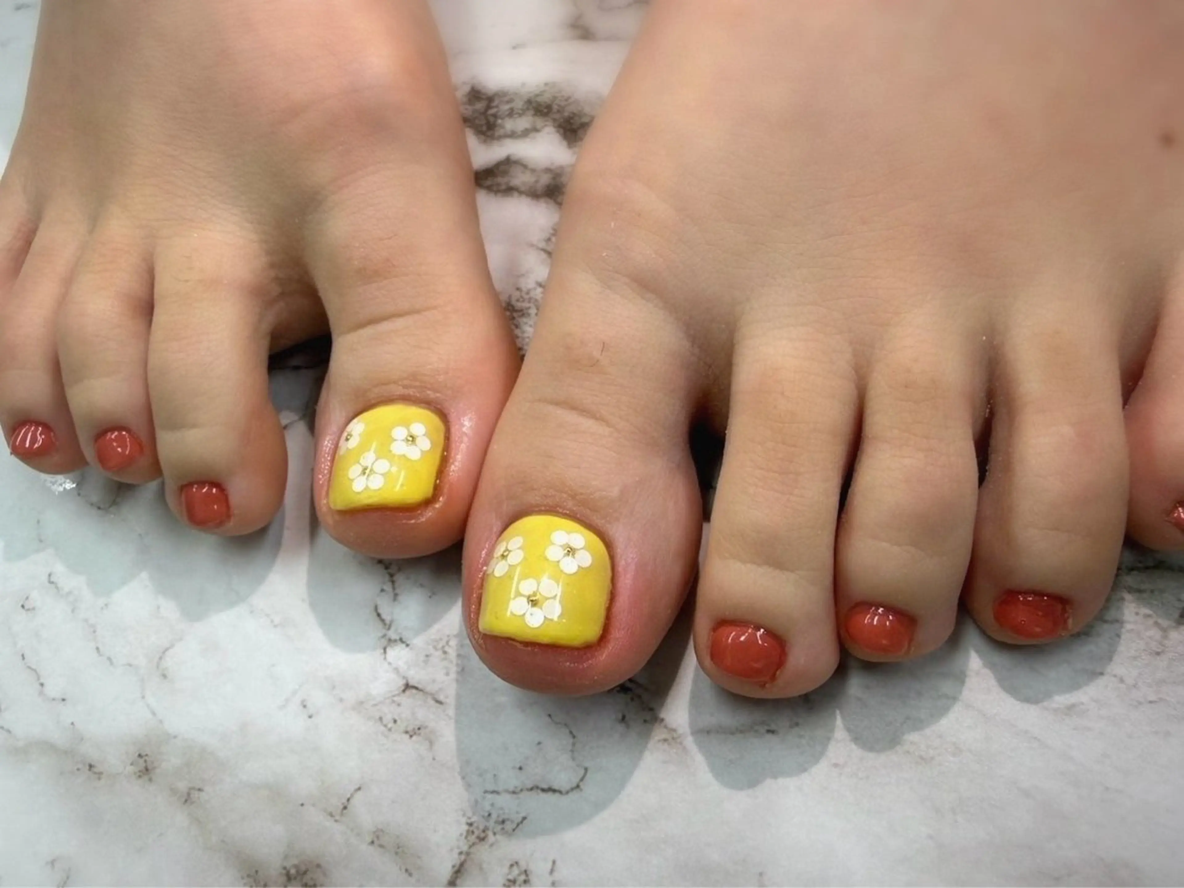 ネイル フットネイル nail salon blancheのネイルデザイン