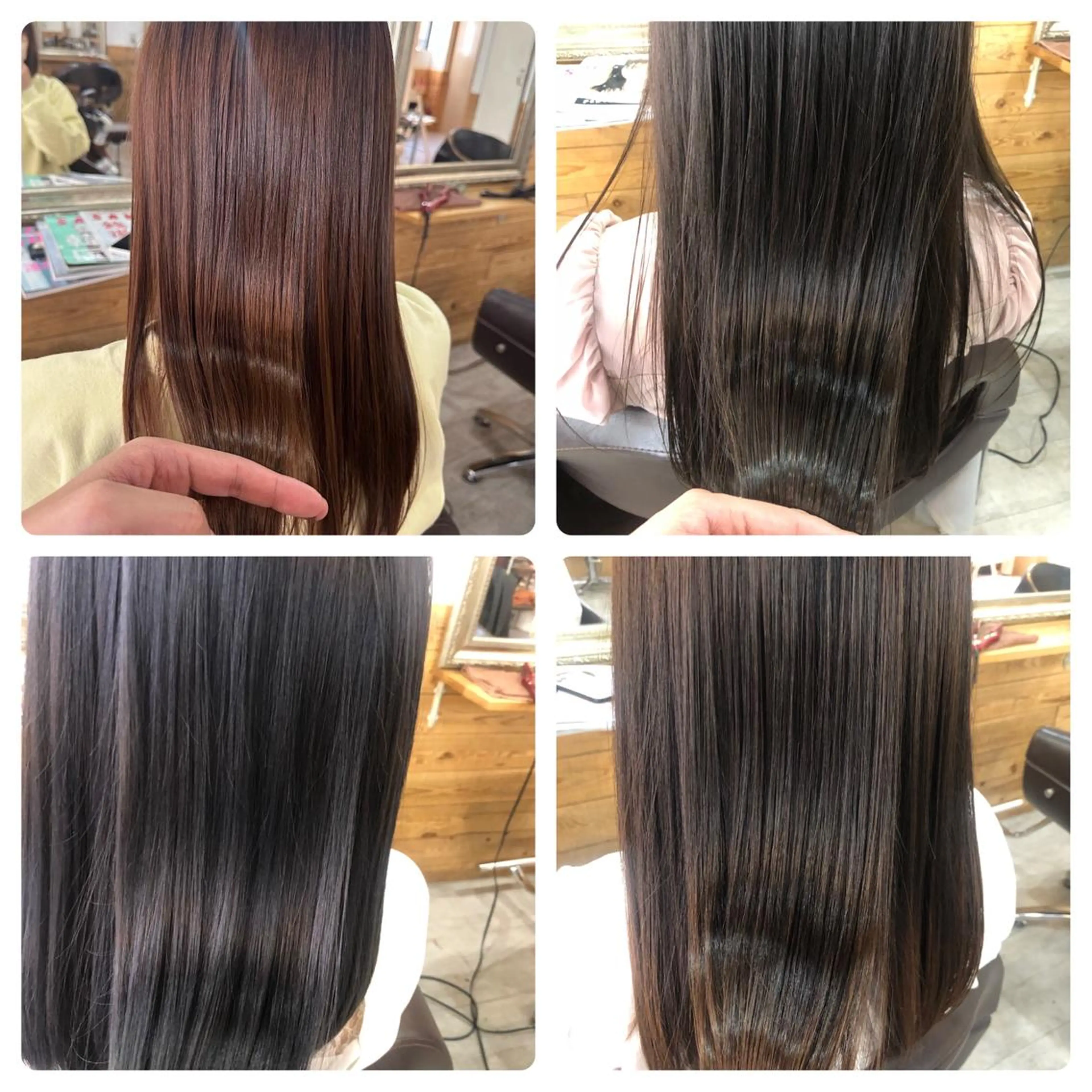 セミロング 髪質改善&ブリーチ 伊勢 祐一郎のヘアスタイル