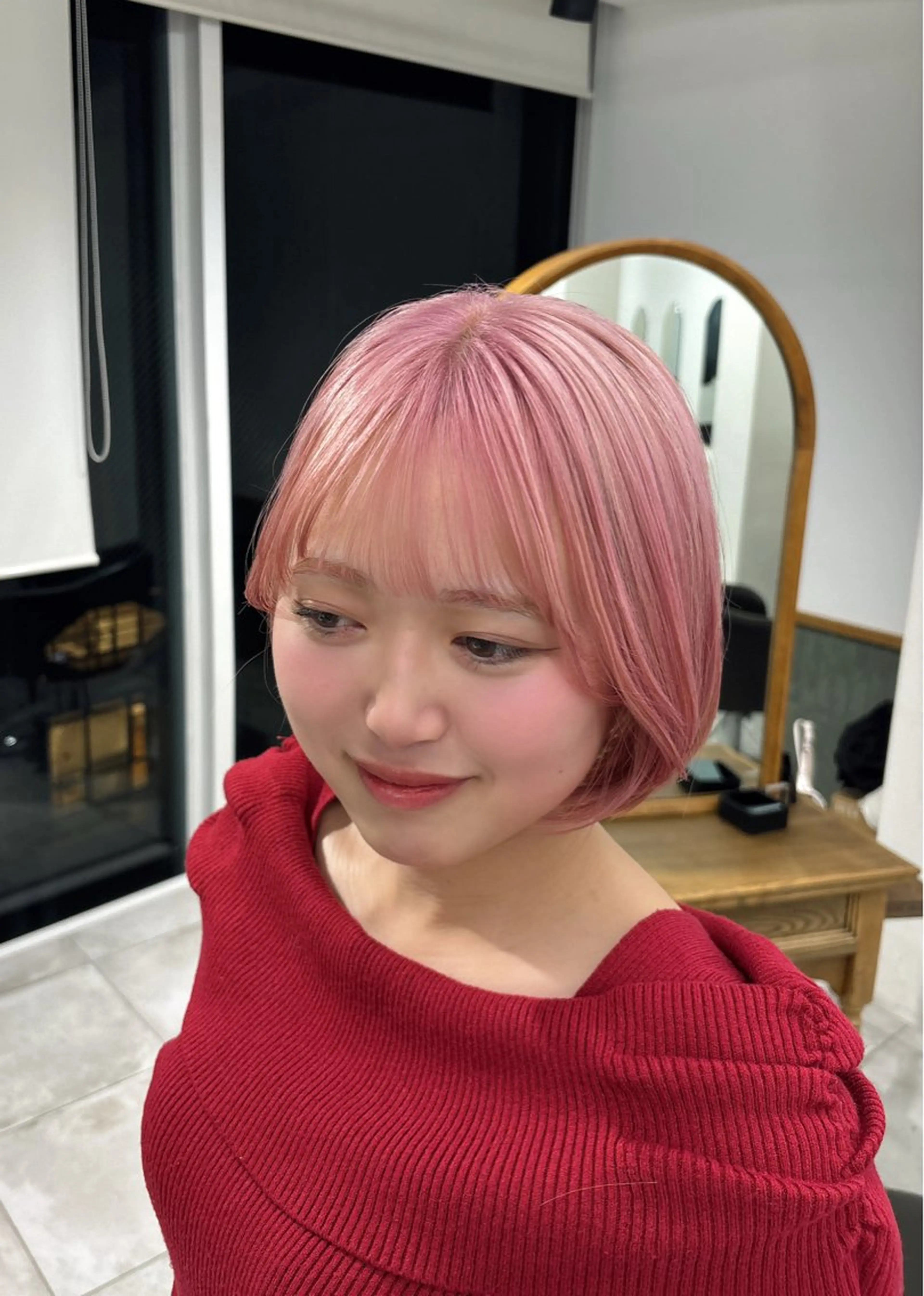ショート カラー ️髪質改善カラー /美髪矯正🎀こゆきのヘアスタイル
