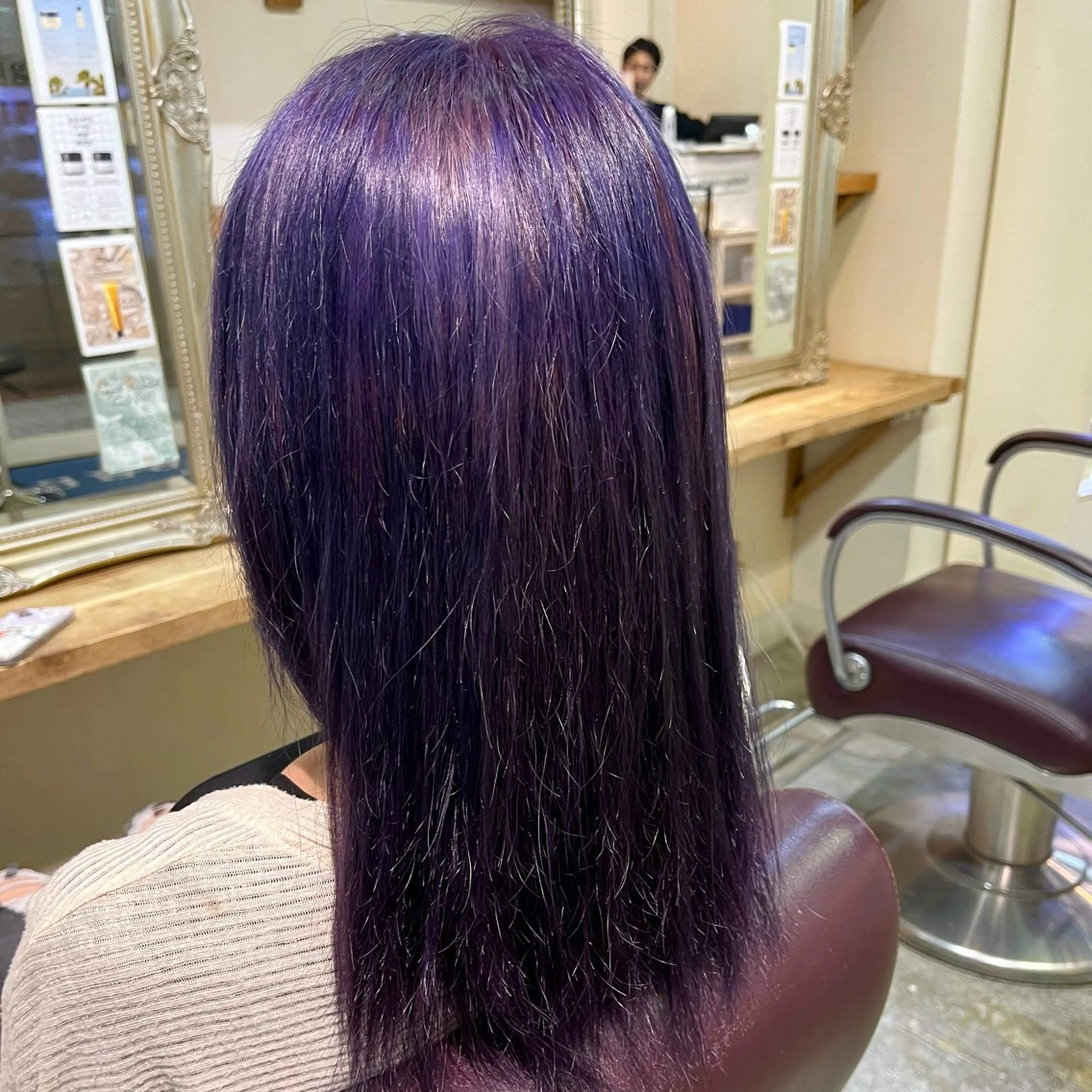 セミロング カラー フェザーパーマ🌙 毛流れ yuzukiのヘアスタイル