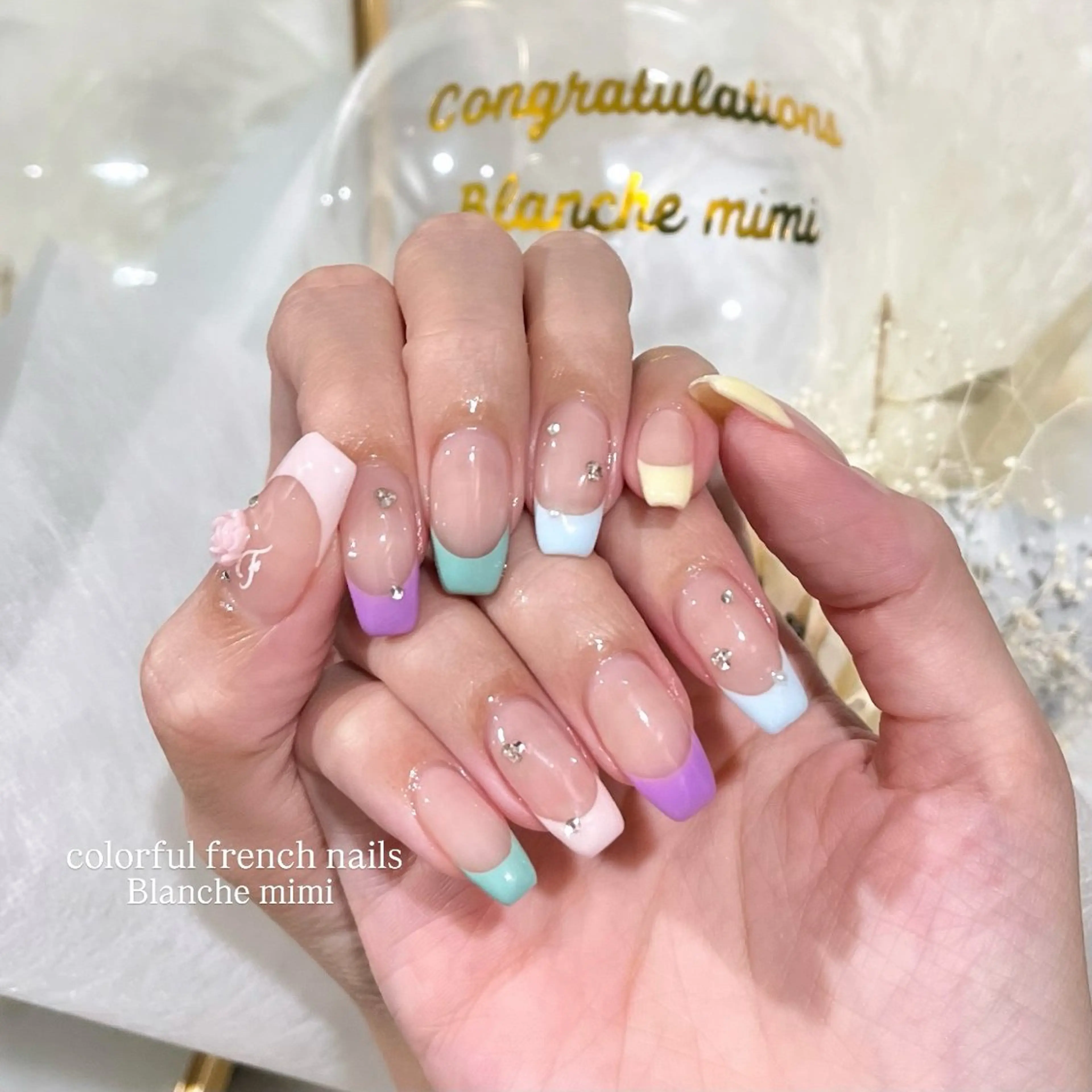 ネイル ハンドネイル Blanche mimi.u_aのネイルデザイン