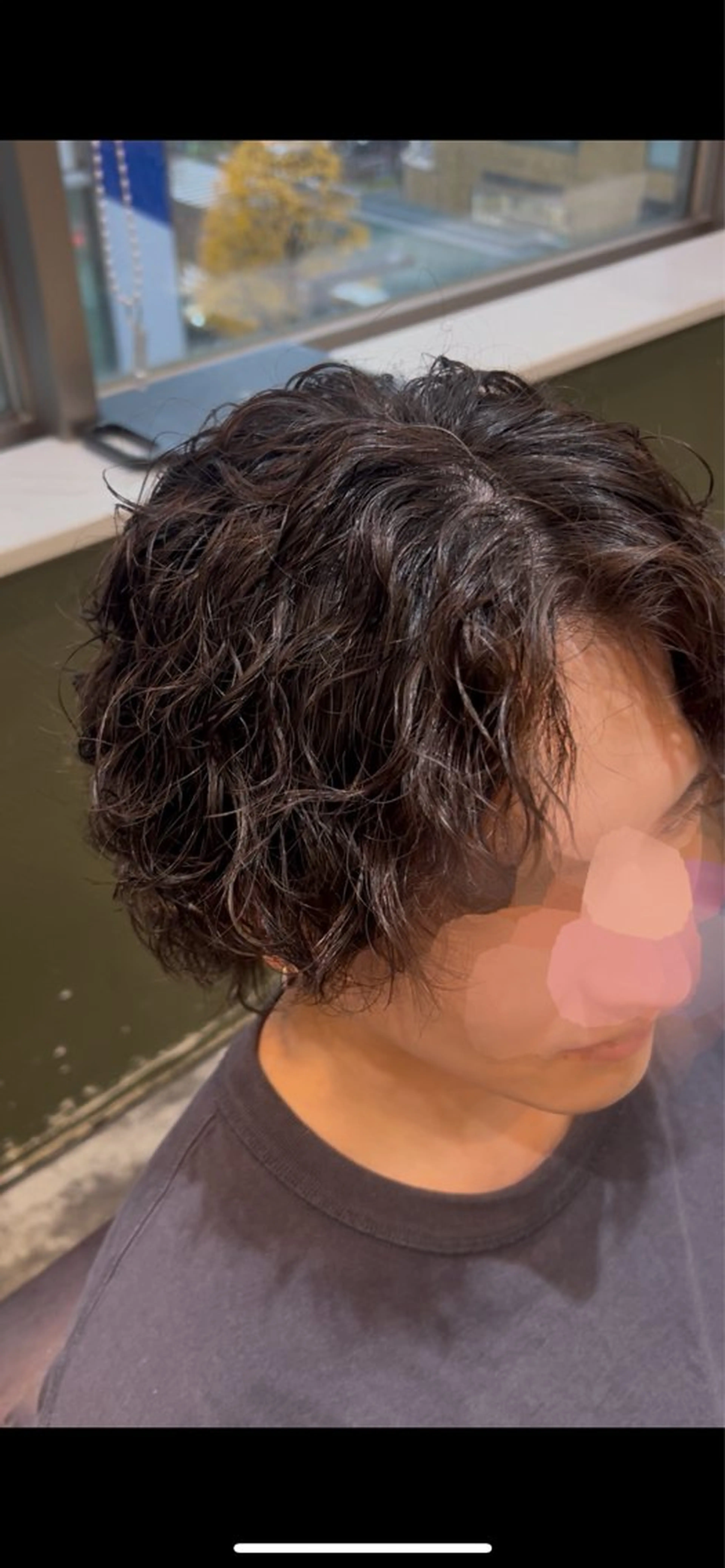 パーマ メンズ メンズパーマ 波巻きパーマ カット パーマ 松波 慧太のヘアスタイル