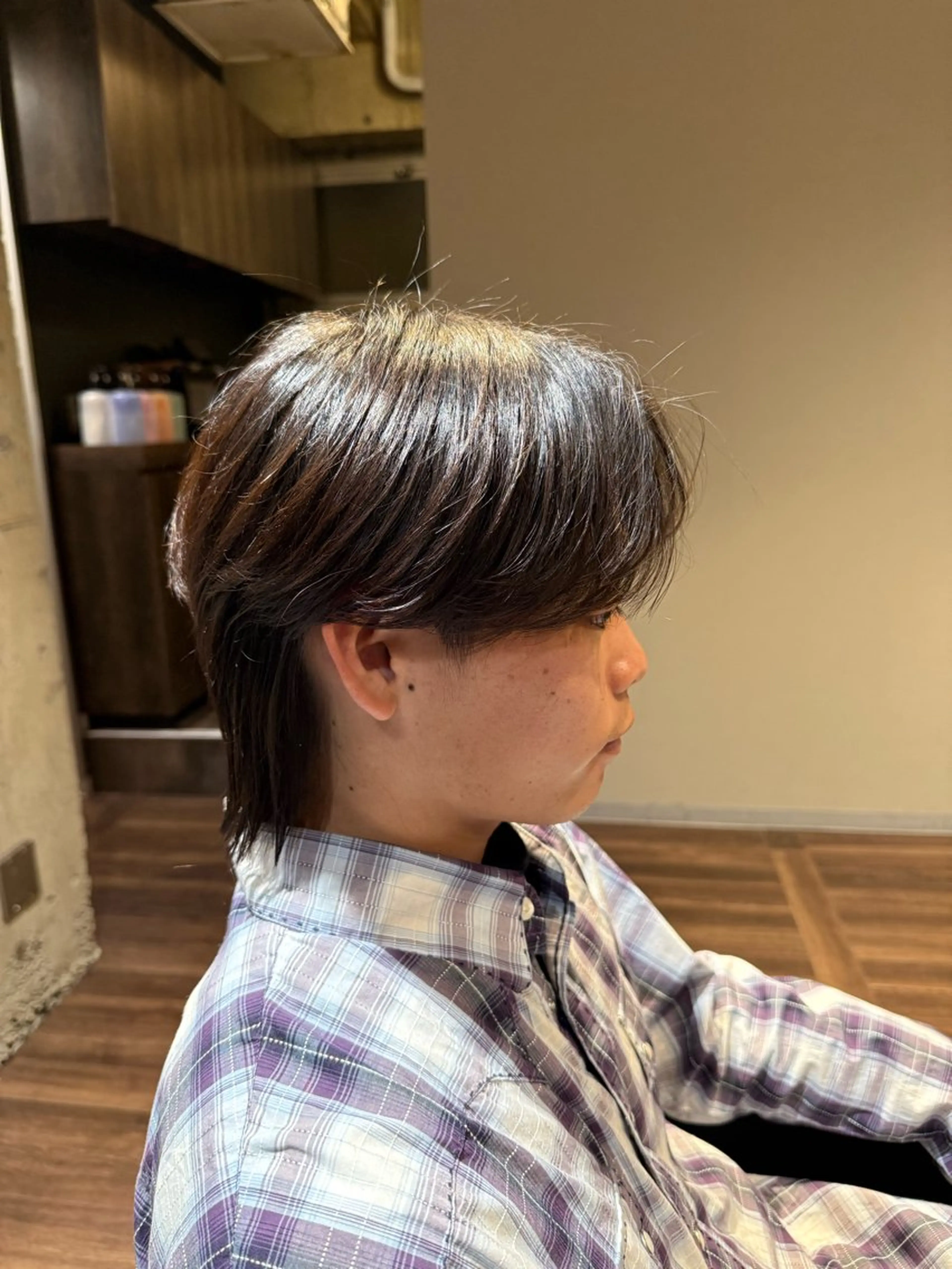 ショート メンズ センターパート メンズ/佐藤 恒輝のヘアスタイル
