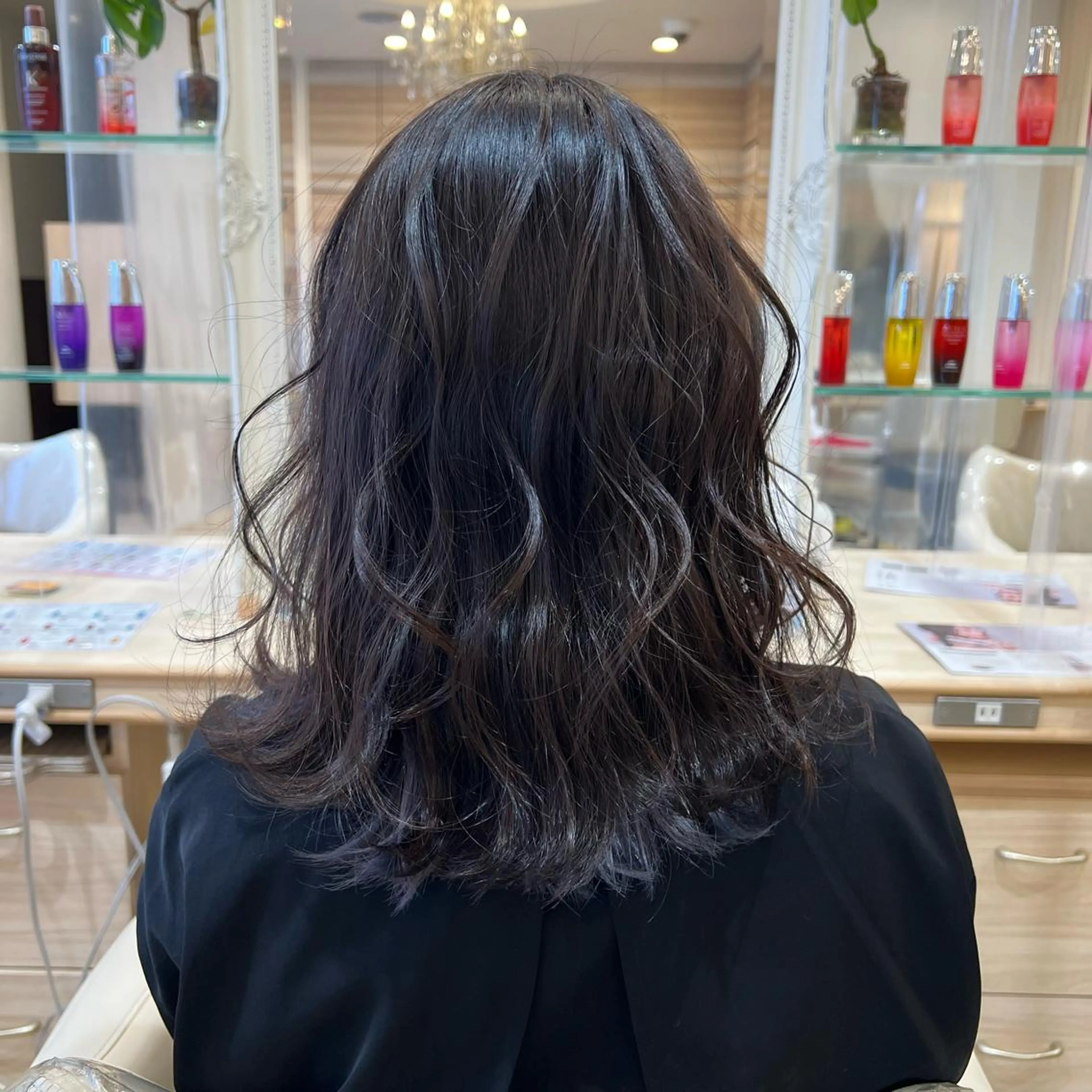 カラー ヘアカラー 韓国風🌷✨ 守屋紗希のヘアスタイル