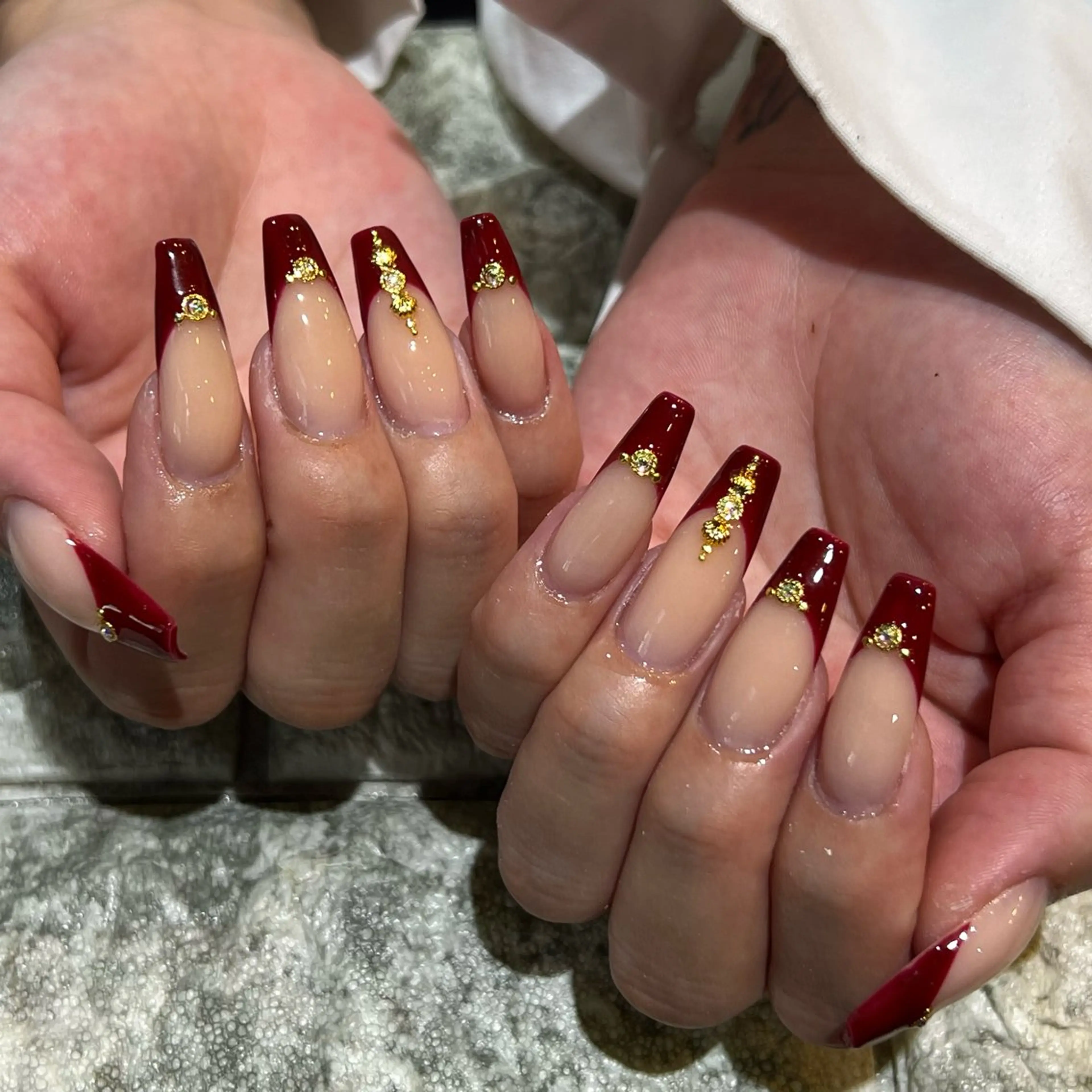 ネイル ハンドネイル アクリルスカルプ𓆈 RounGe町田店のネイルデザイン