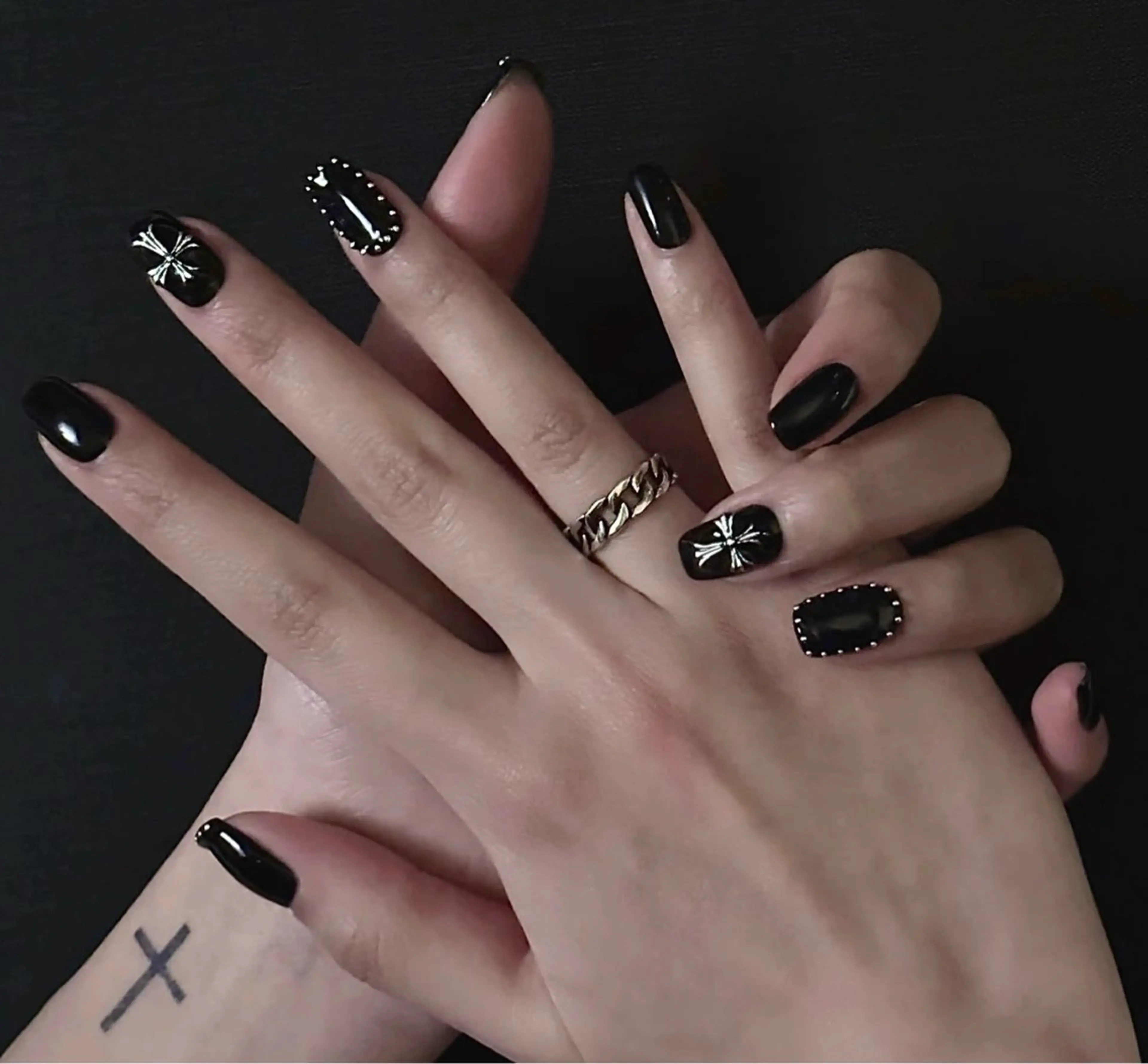 メンズ ハンドネイル ハンドケア Spade Q Nailのネイルデザイン