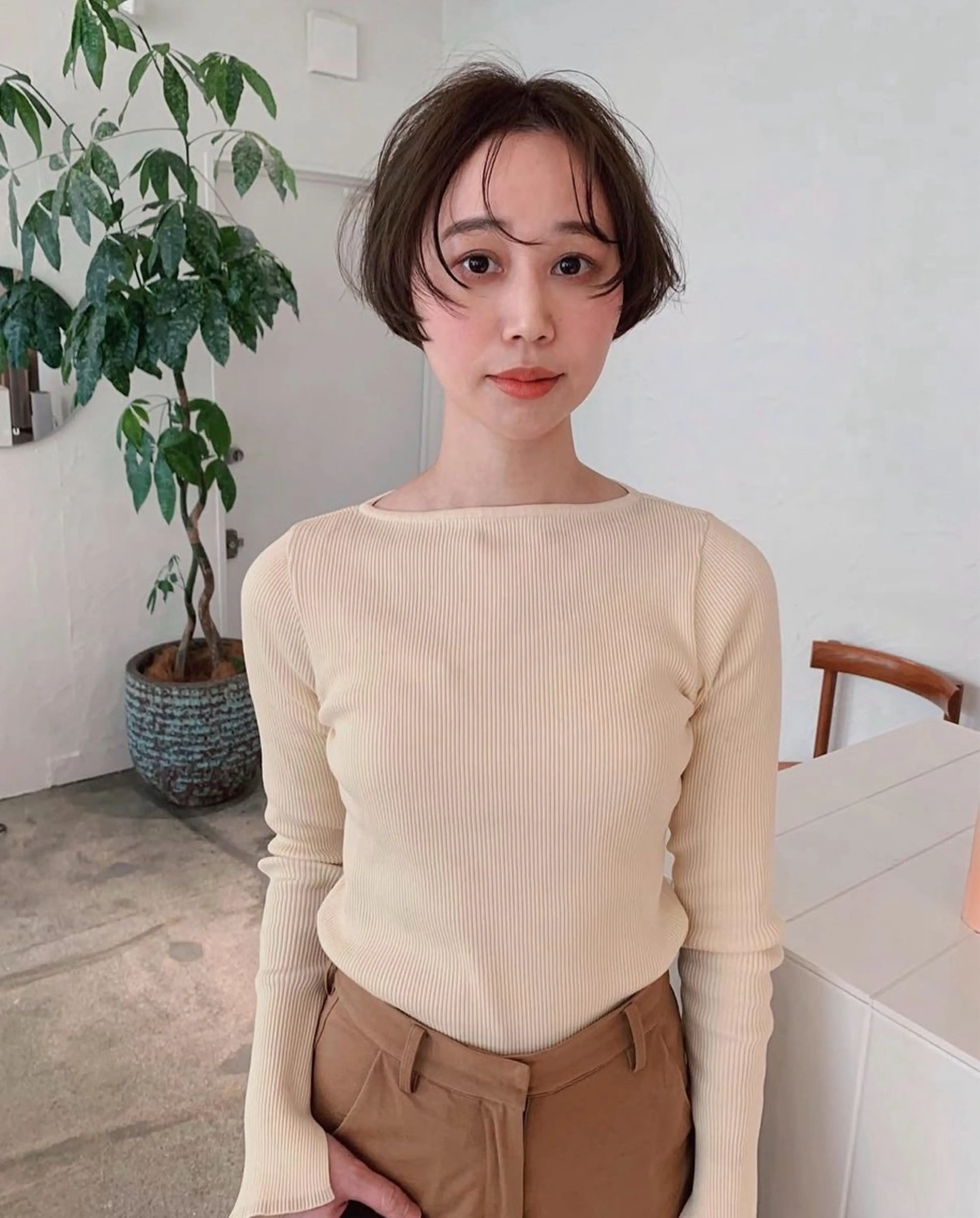 ショート 藤原 怜央のヘアスタイル