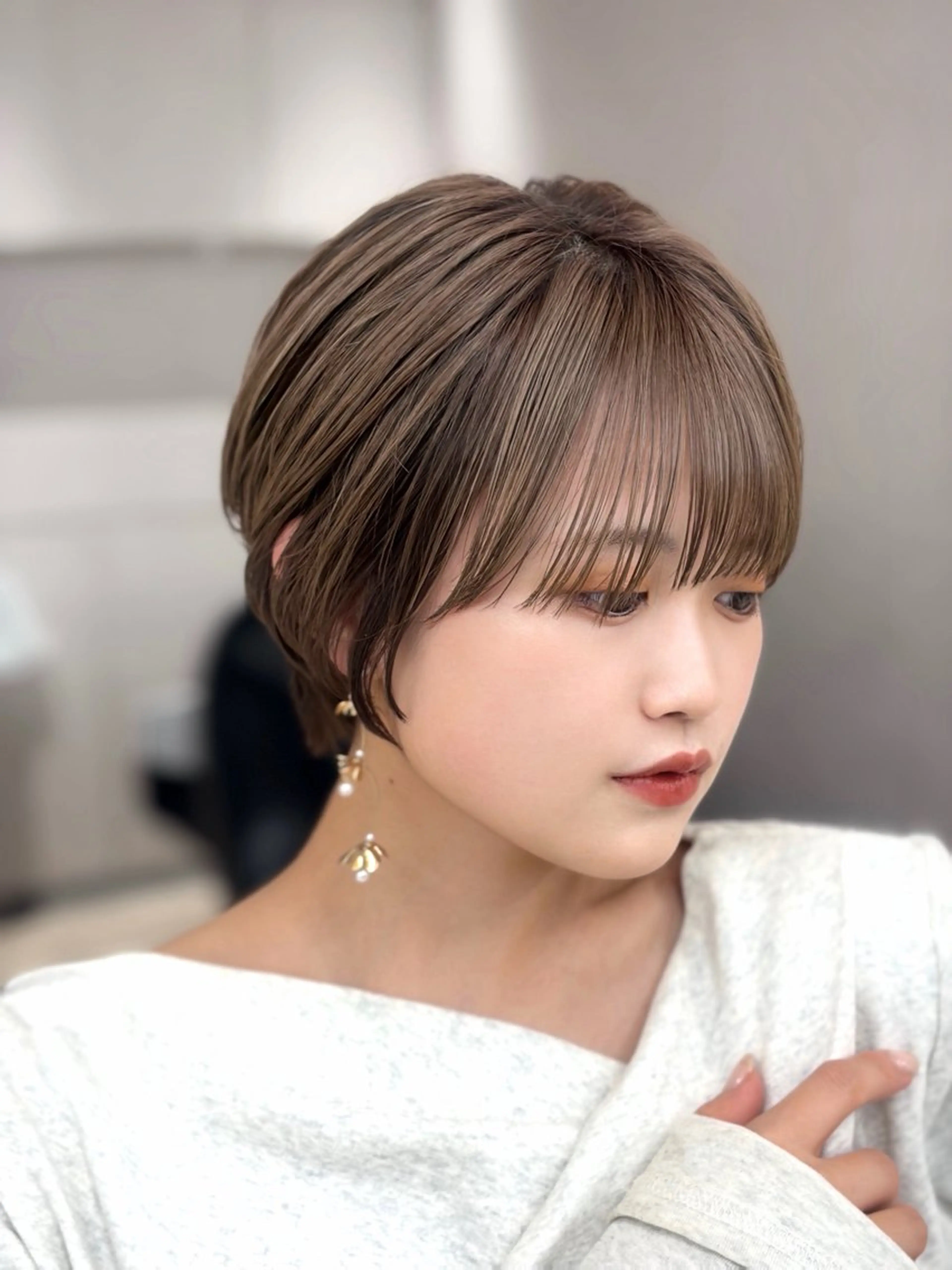 ショート ショート×顔周り× 縮毛矯正/Jirouのヘアスタイル