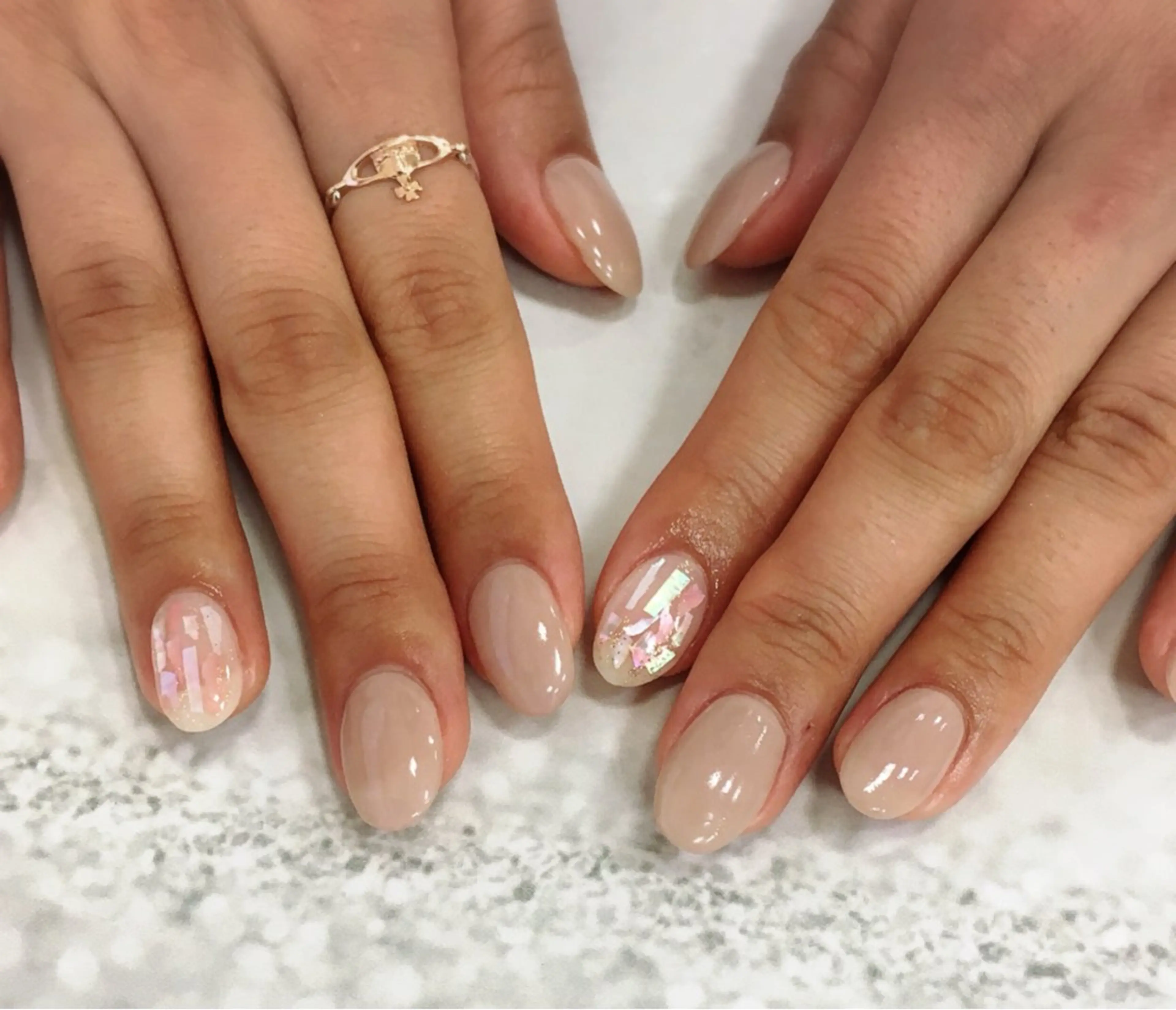 【初回オフ無料】🌈パラジェル➕ワンカラー➕アート2本〔オフあり〕の写真